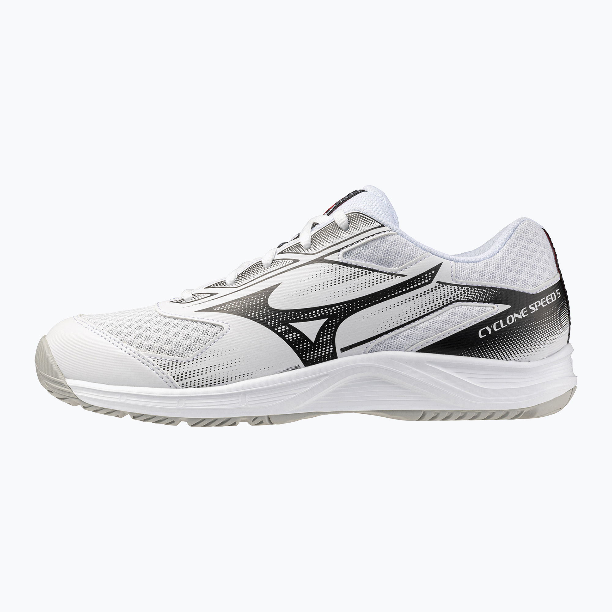 Buty do siatkówki Mizuno Cyclone Speed 5 white/black/fiery red