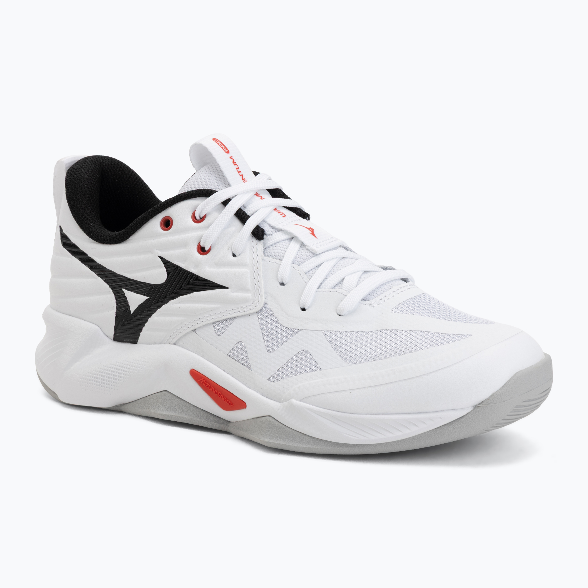 Buty do siatkówki Mizuno Wave Momentum Pro white/black/fiery red 