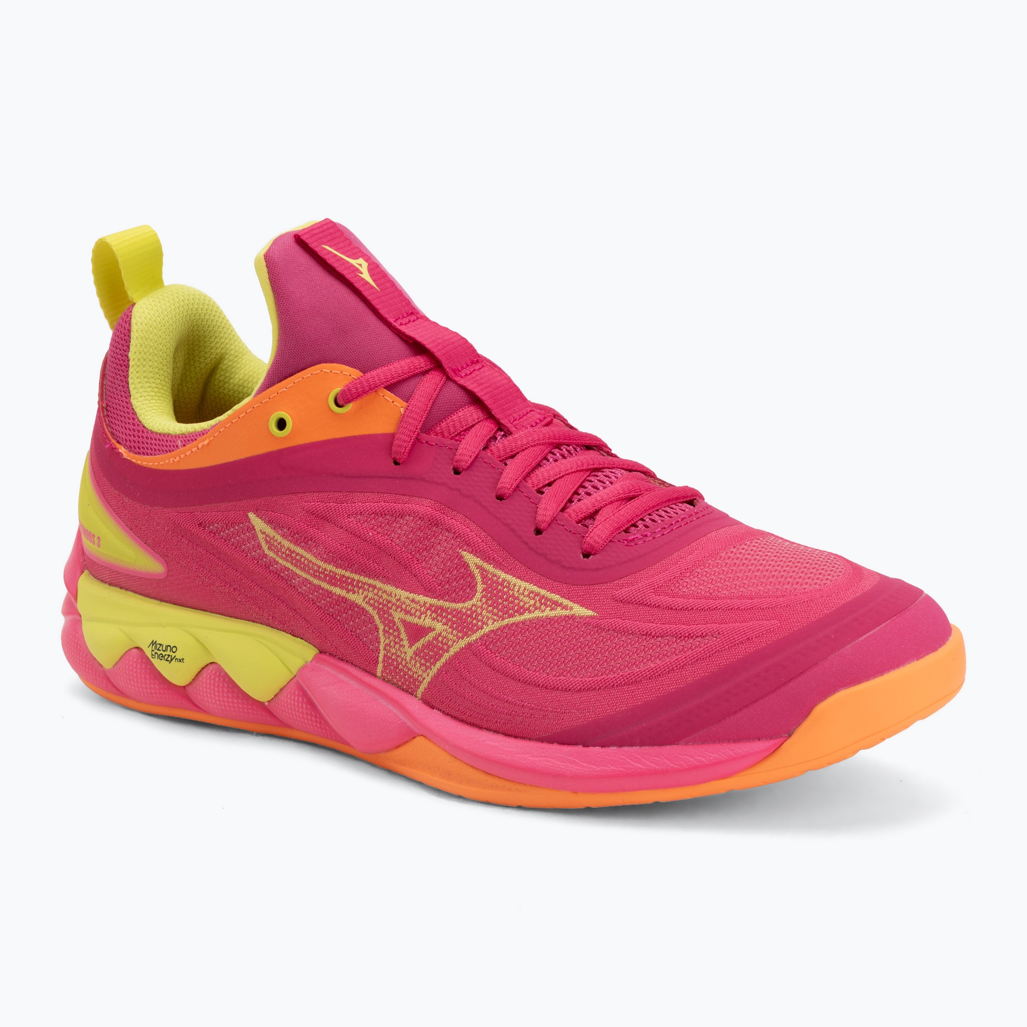 Buty do siatkówki Mizuno Wave Luminous 3 mugen pink tetra/fortune yellow/ligh 