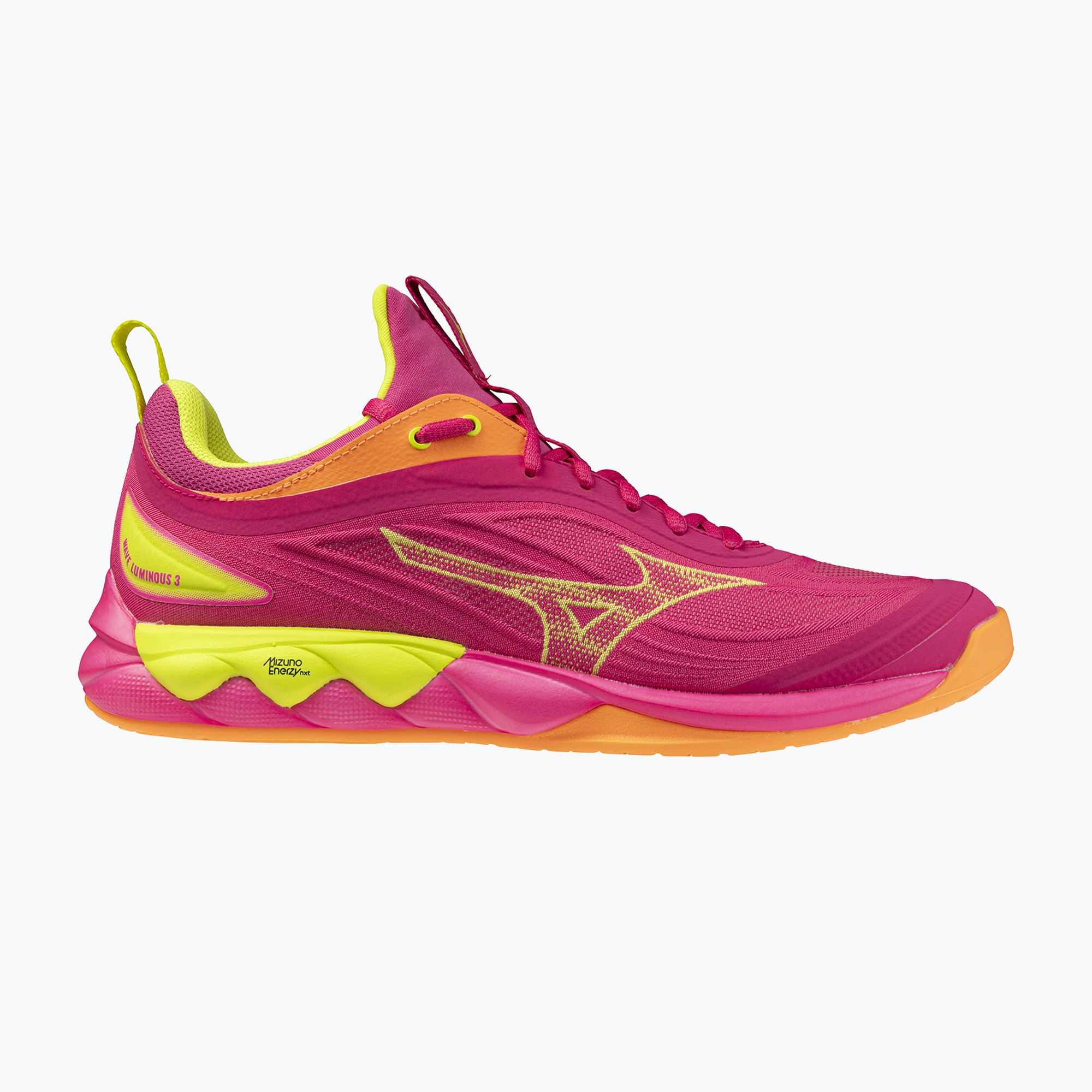 Buty do siatkówki Mizuno Wave Luminous 3 mugen pink tetra/fortune yellow/ligh 