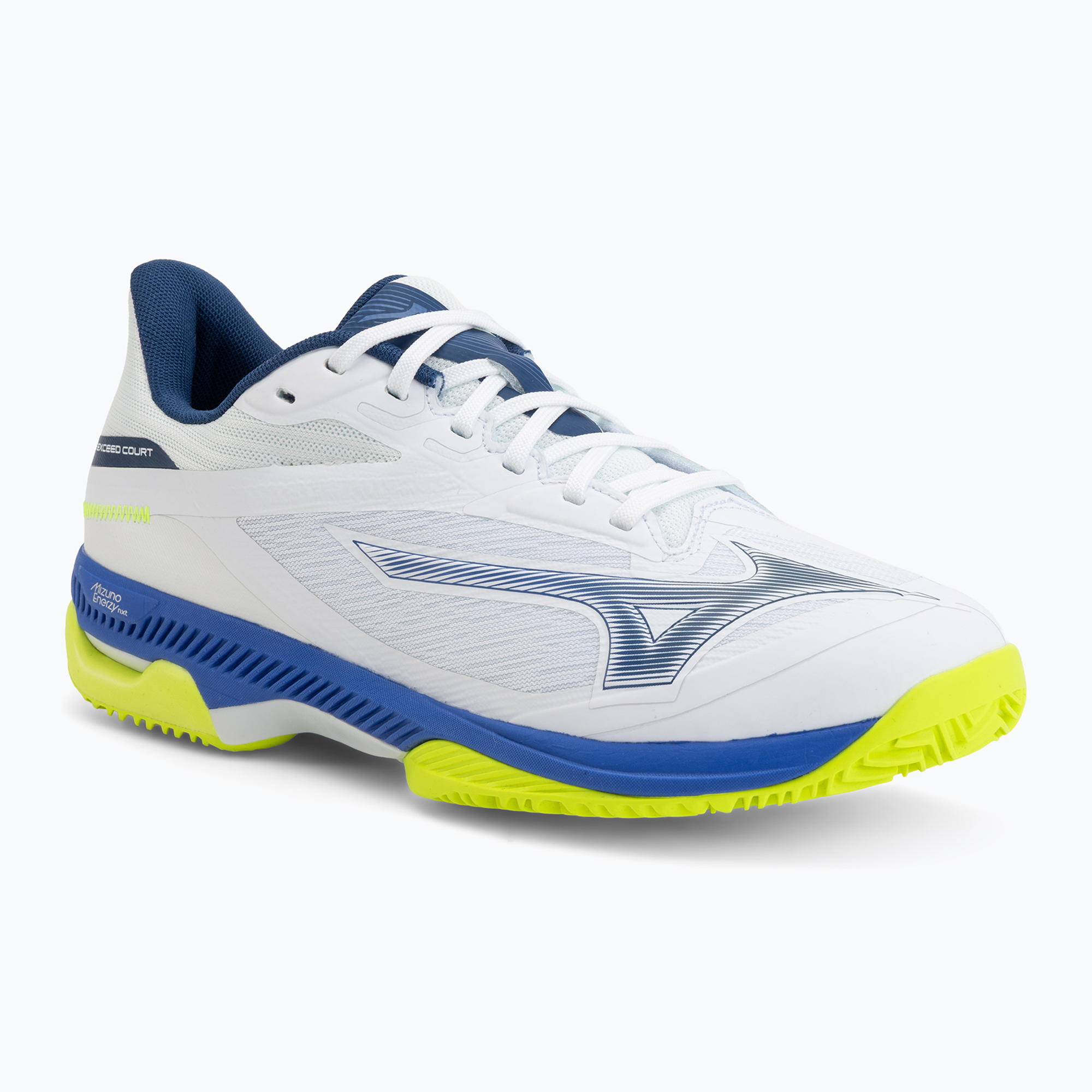 Buty do tenisa Mizuno Wave Exceed Court CC white/dazzling blue/lightning 