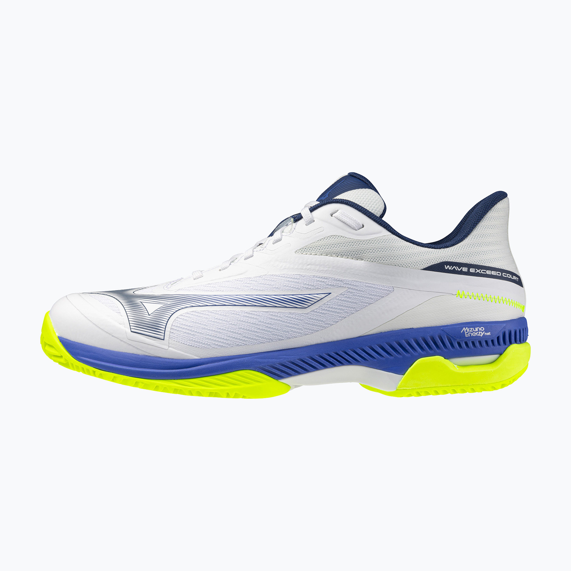 Buty do tenisa Mizuno Wave Exceed Court CC white/dazzling blue/lightning