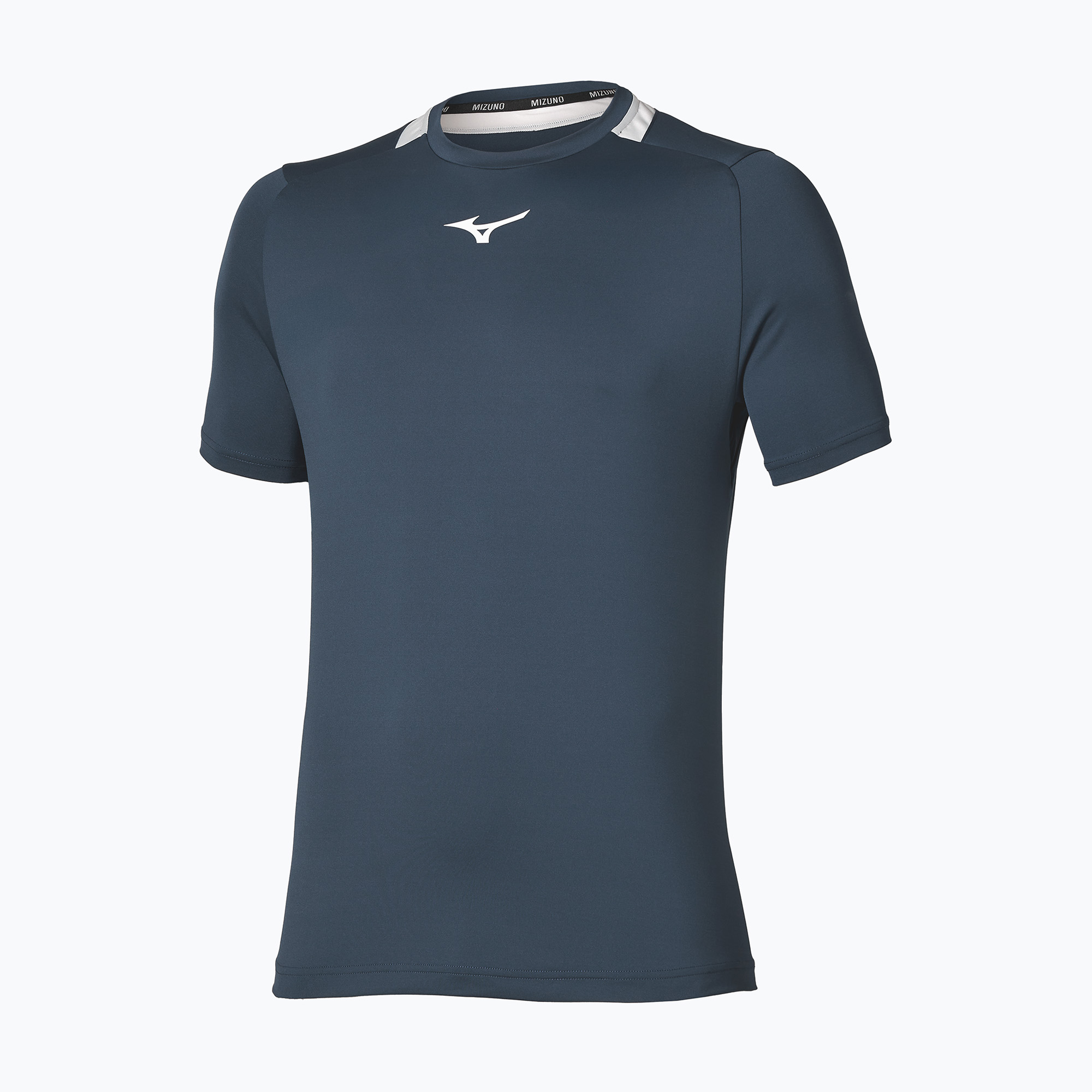 Мъжка тениска/фланелка за тенис Mizuno Tennis Core Short Sleeve Tee insigna blue/cloudscape