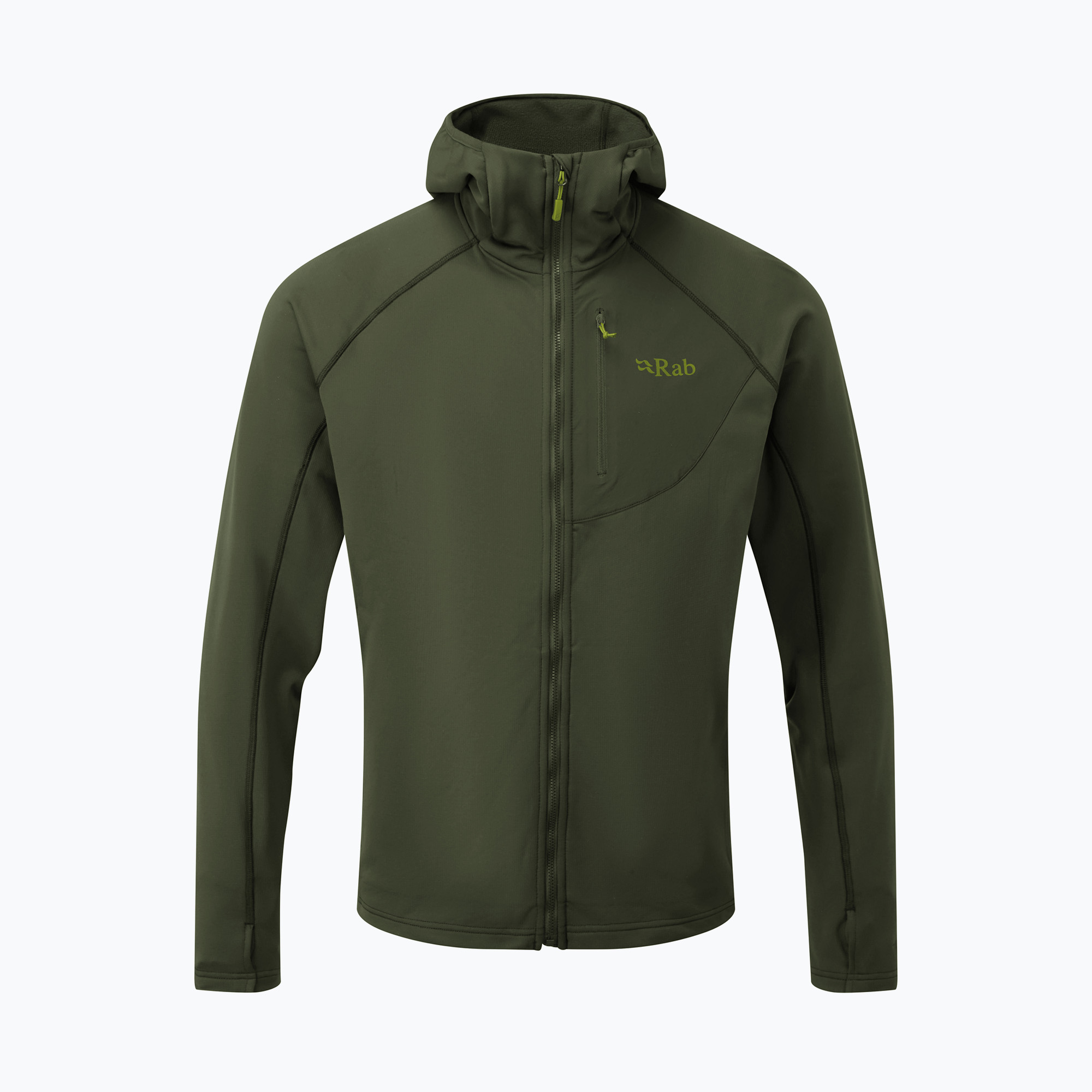 Bluza męska Rab Superflux Hoody army QFE-89 