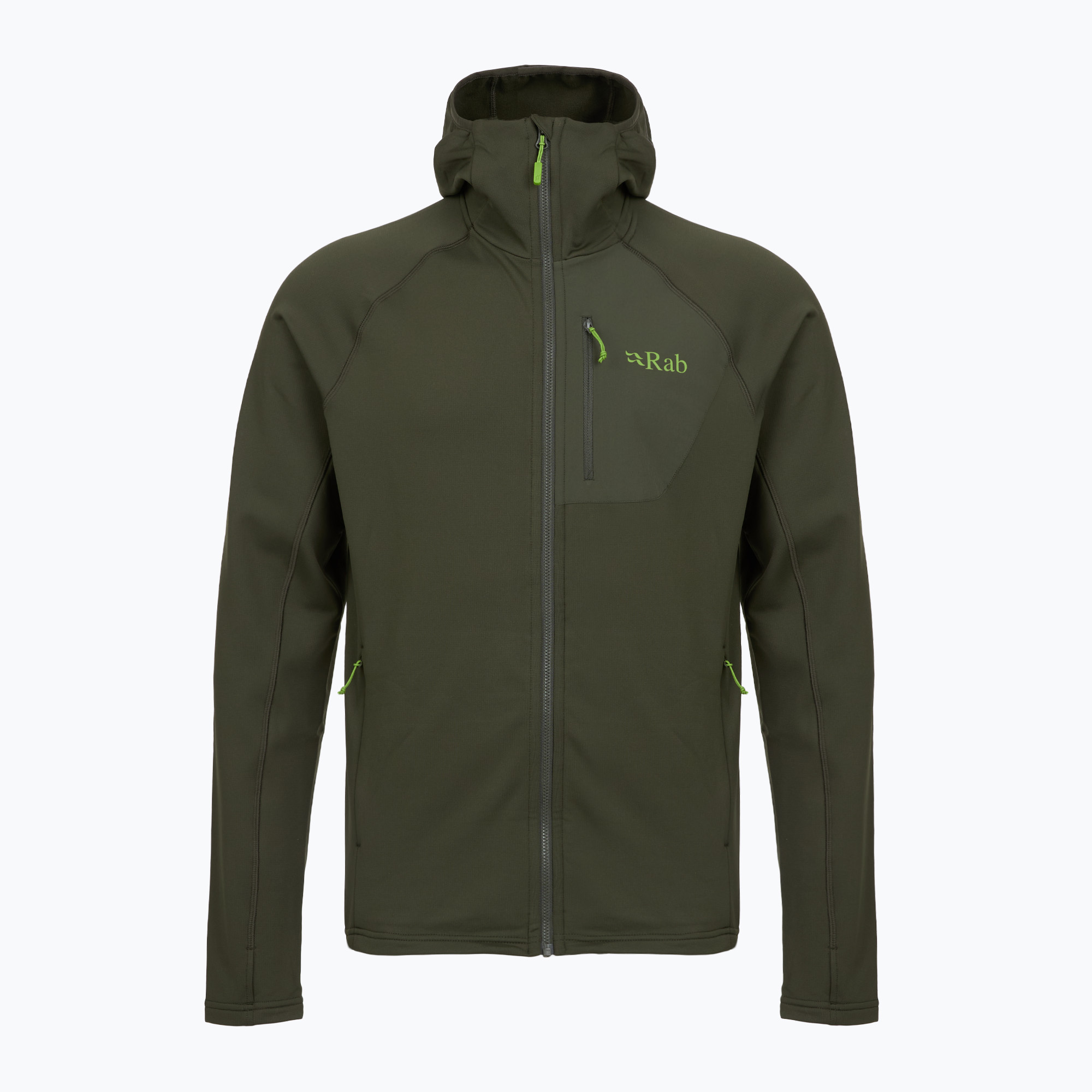 Мъжки суитшърт Rab Superflux Hoody army QFE-89