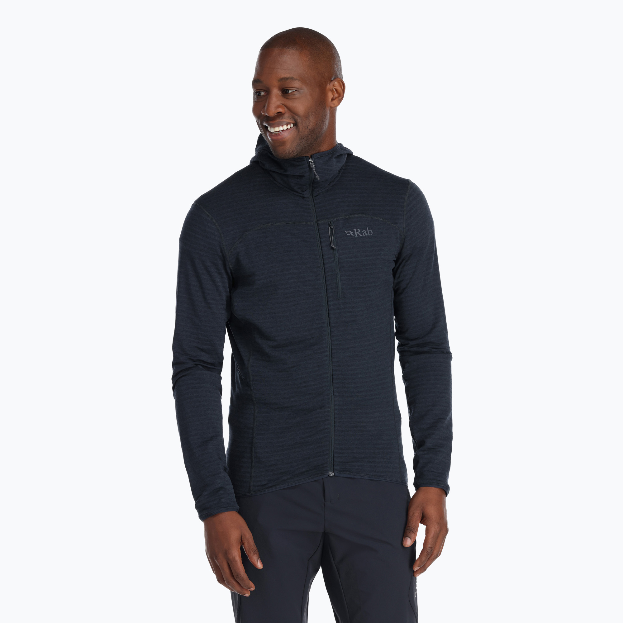 Men's Rab Ascendor Light Hoody beluga sweatshirt (XL)