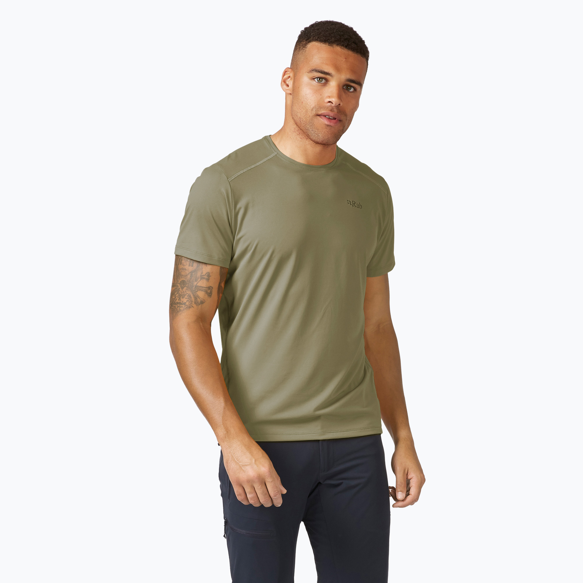 Koszulka męska Rab Force light khaki 