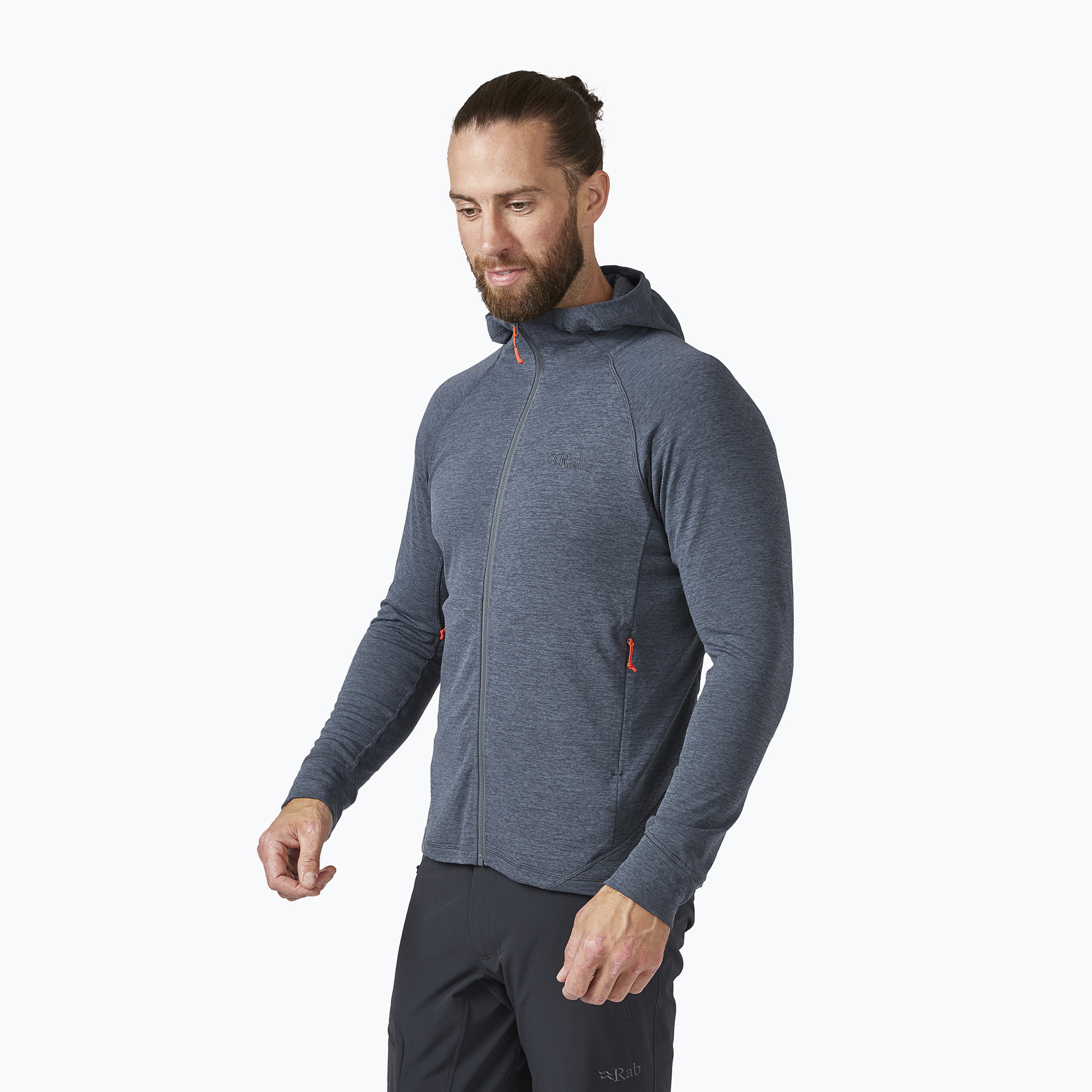 Bluza męska Rab Nexus Hoody steel 