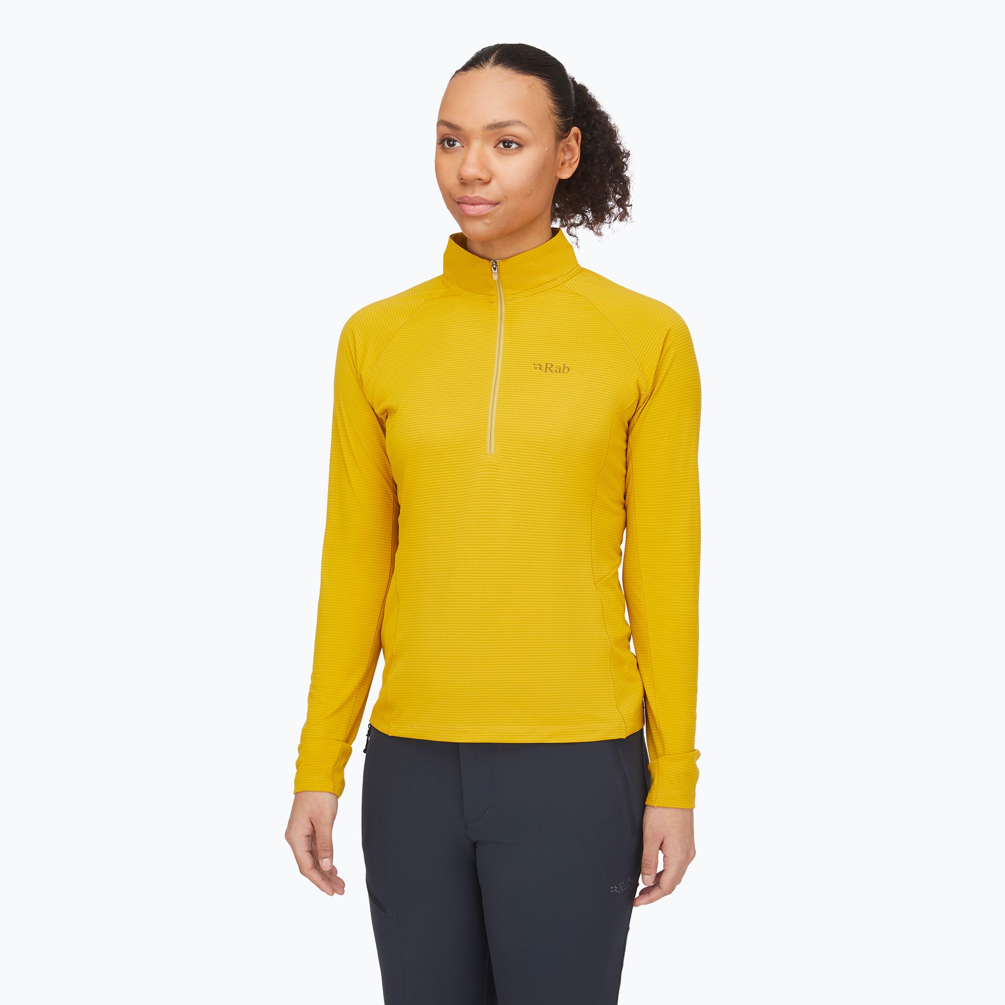 Longsleeve damski Rab Sonic LS Zip sahara 