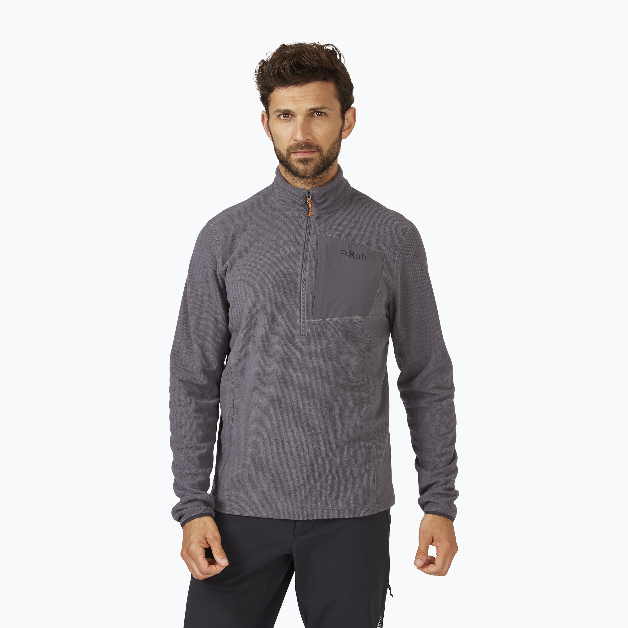 Bluza męska Rab Tecton Pull-On graphene 