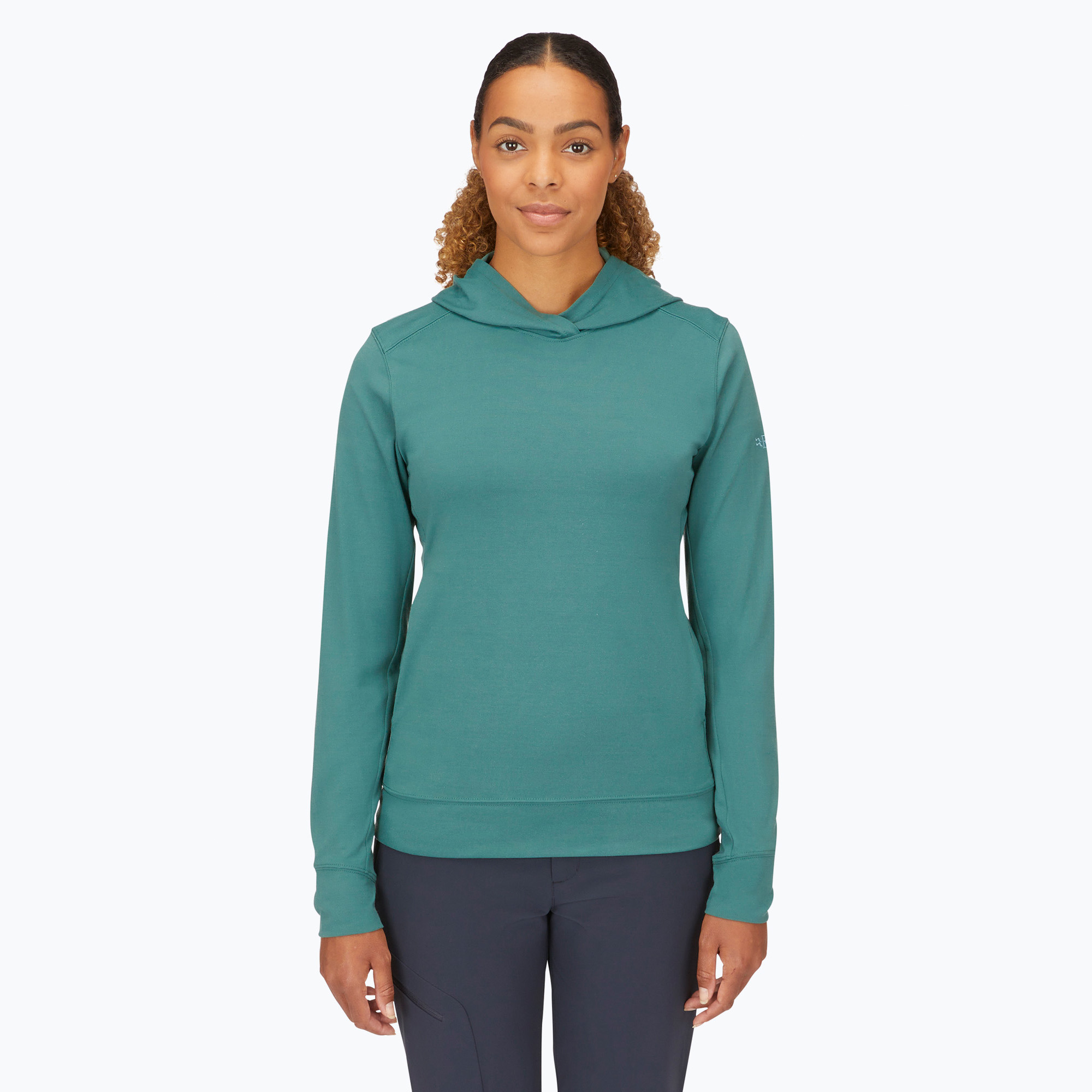 Bluza damska Rab Centrum Hoody eucalyptus 