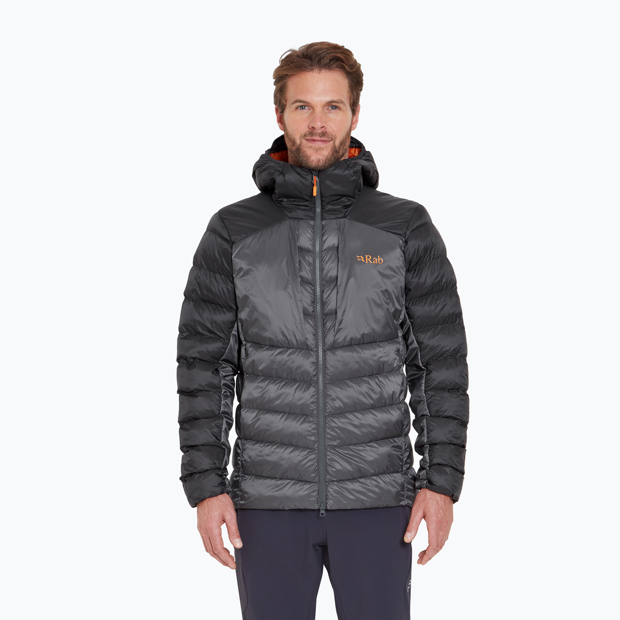 Kurtka męska Rab Cirrus Ultra Hoody anthracite/graphene 