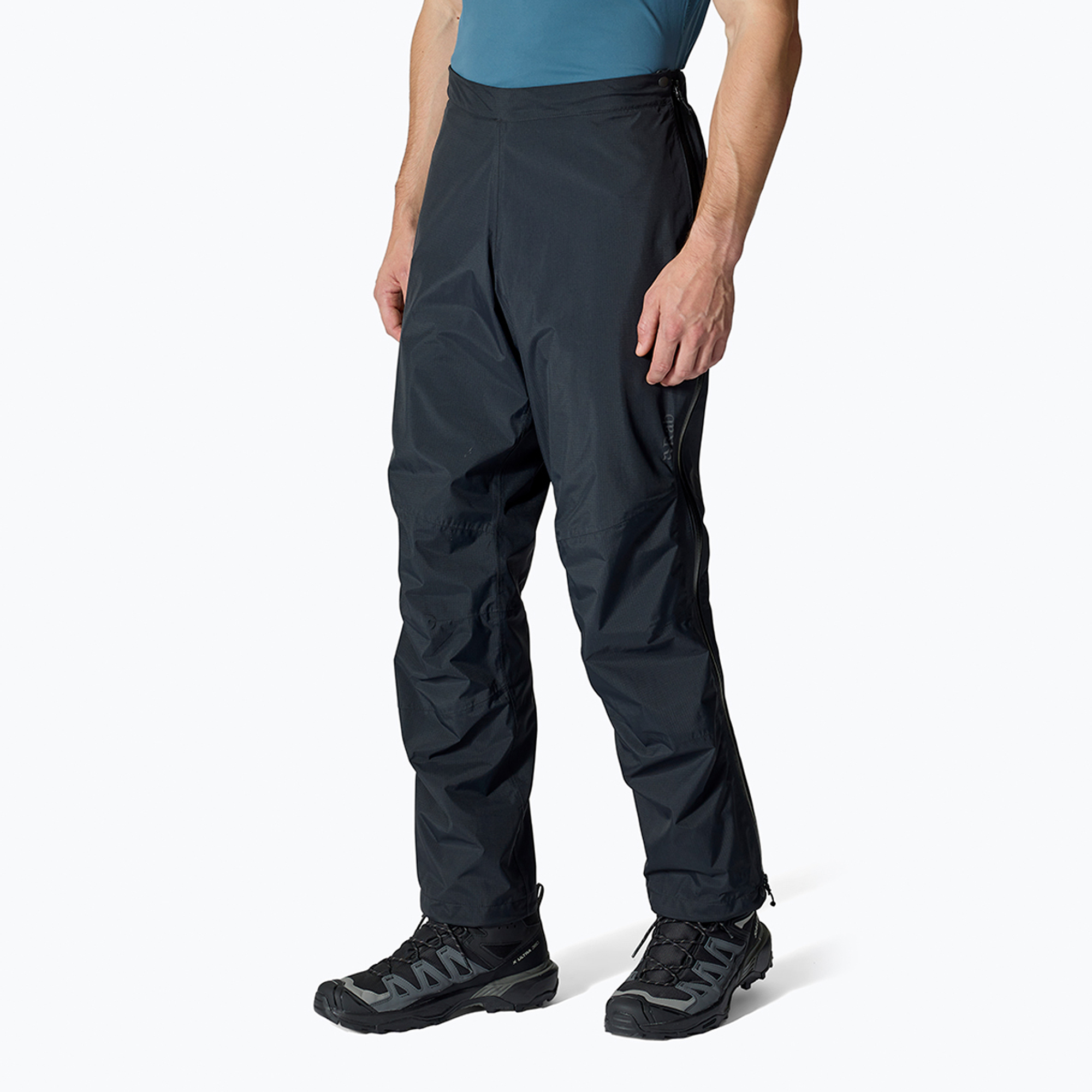 Spodnie trekkingowe męskie Rab Downpour Mountain black 