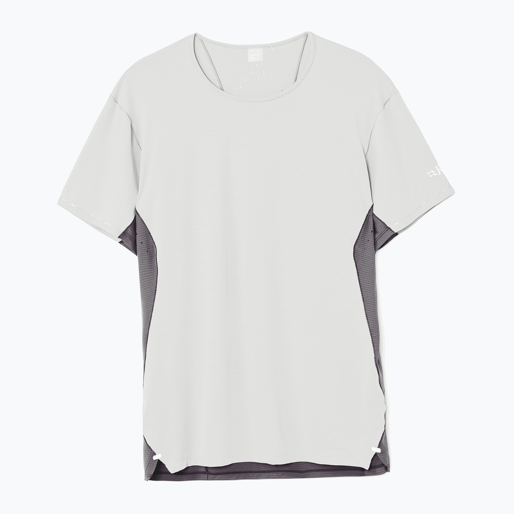 Koszulka męska Rab Sonic Ultra Tee light zinc/graphene 