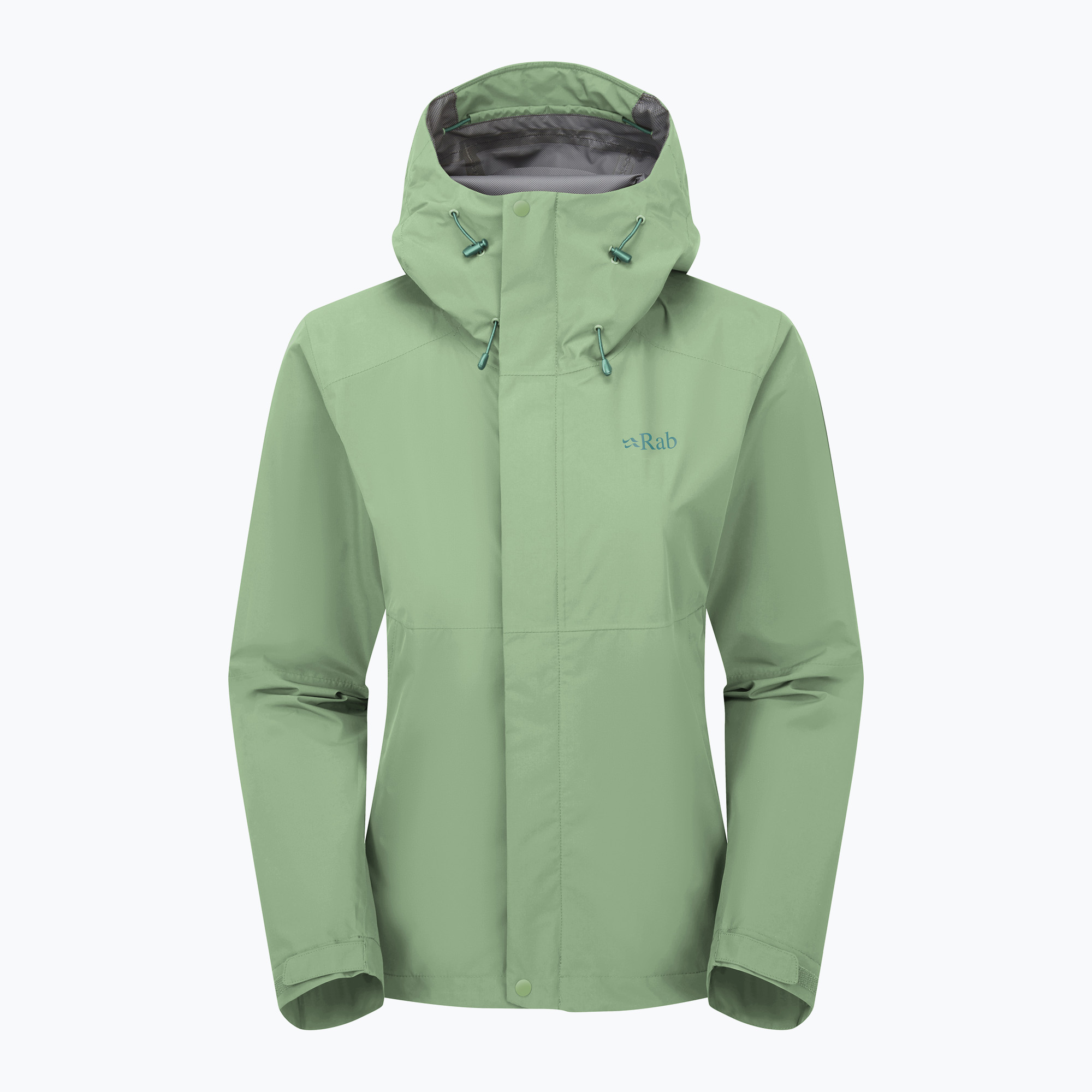 Kurtka przeciwdeszczowa damska Rab Downpour fig green 