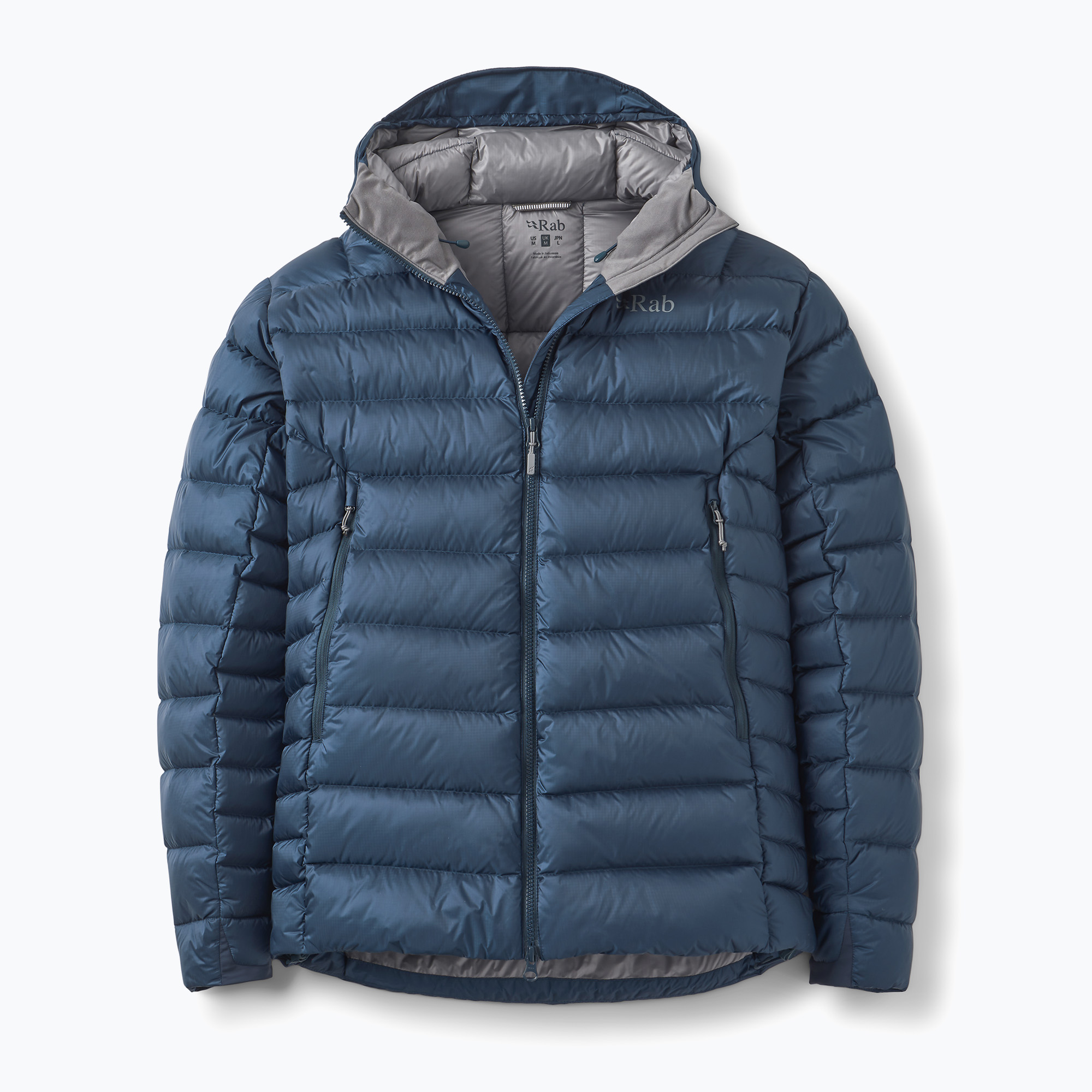 Kurtka puchowa męska Rab Electron Pro Hoody tempest blue 