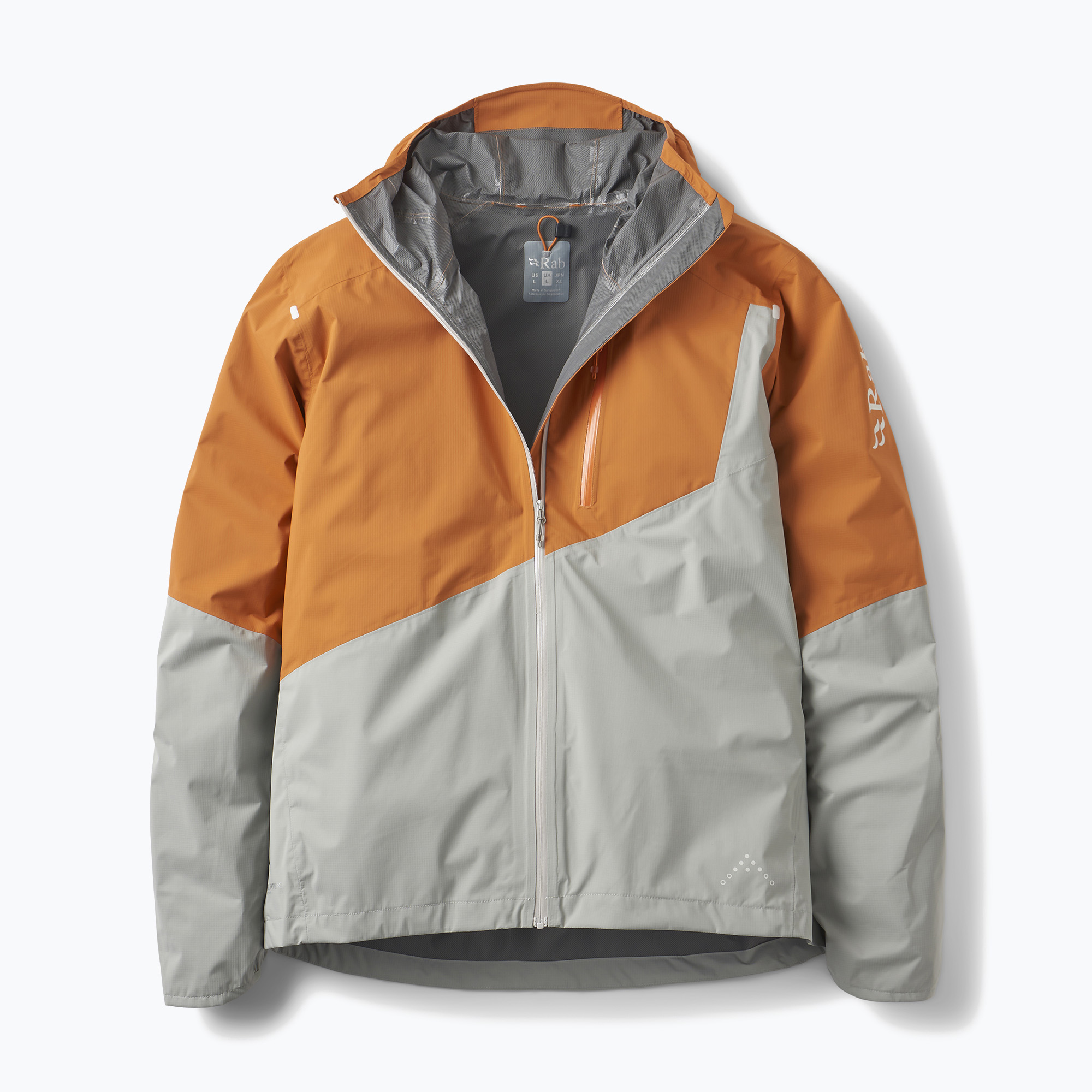 Мъжко яке за дъжд Rab Downpour Trail Light dark melba/light zinc