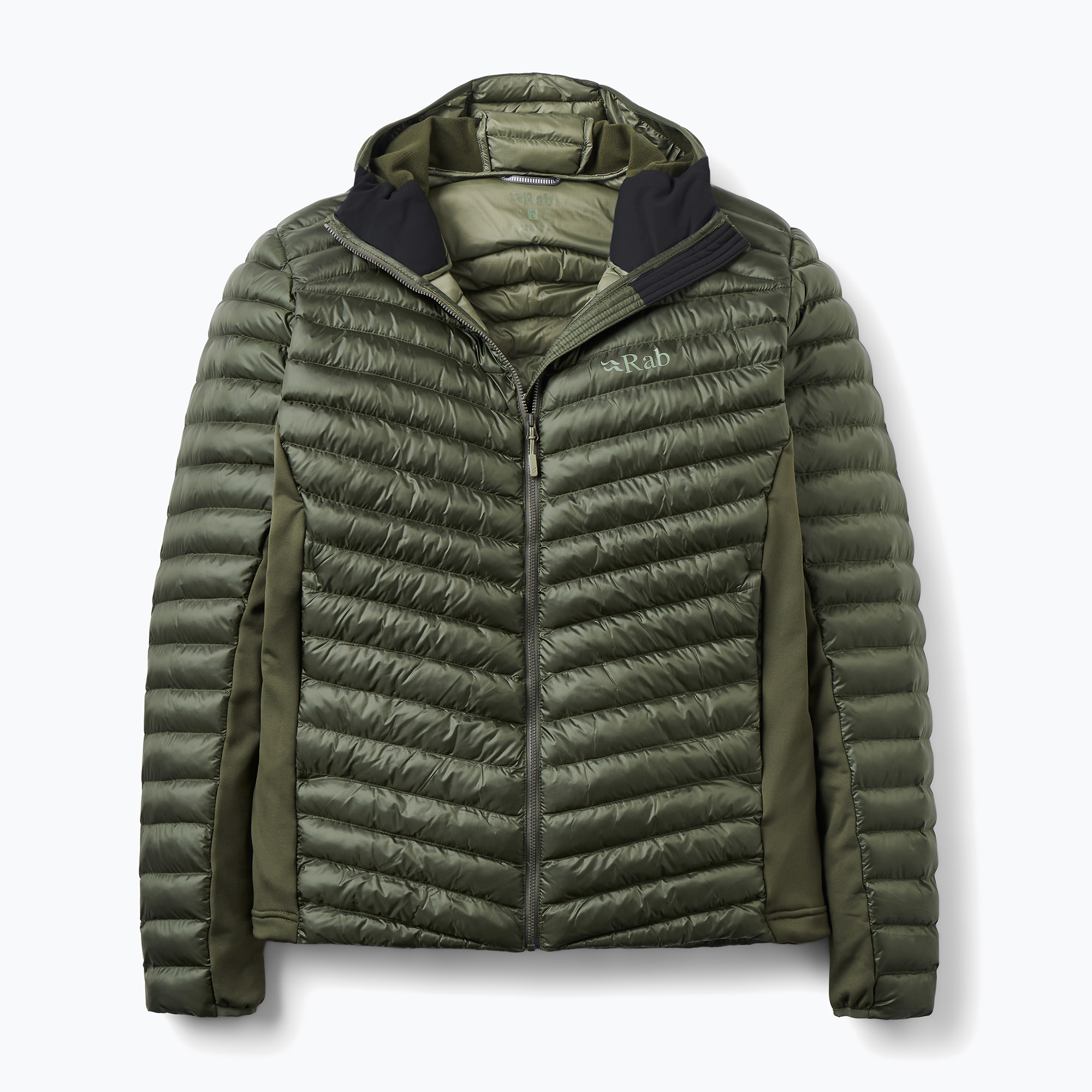 Мъжко ватирано яке Rab Cirrus Flex Hoody army