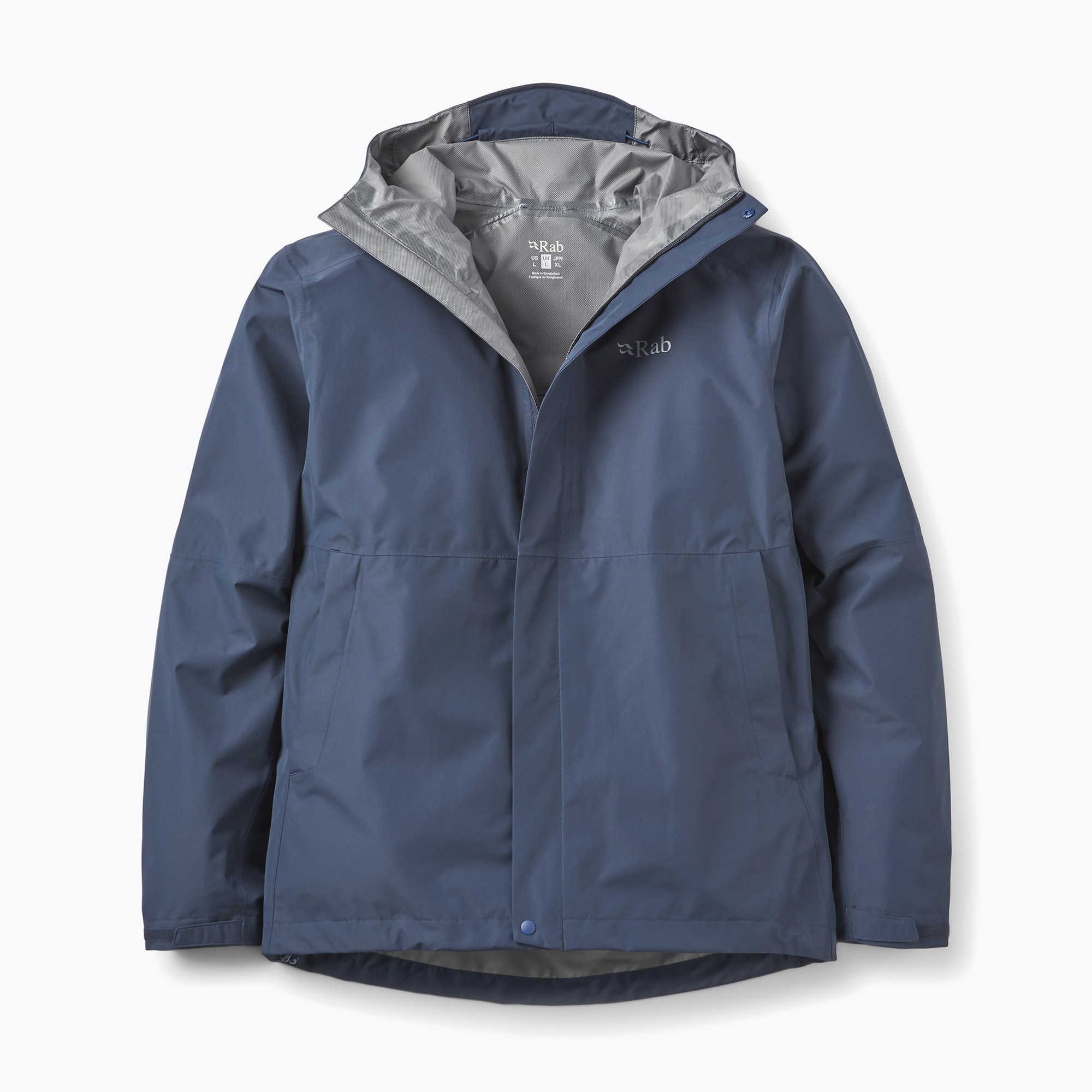 Kurtka przeciwdeszczowa męska Rab Downpour Jacket galaxy blue | WYSYŁKA W 24H | 30 DNI NA ZWROT