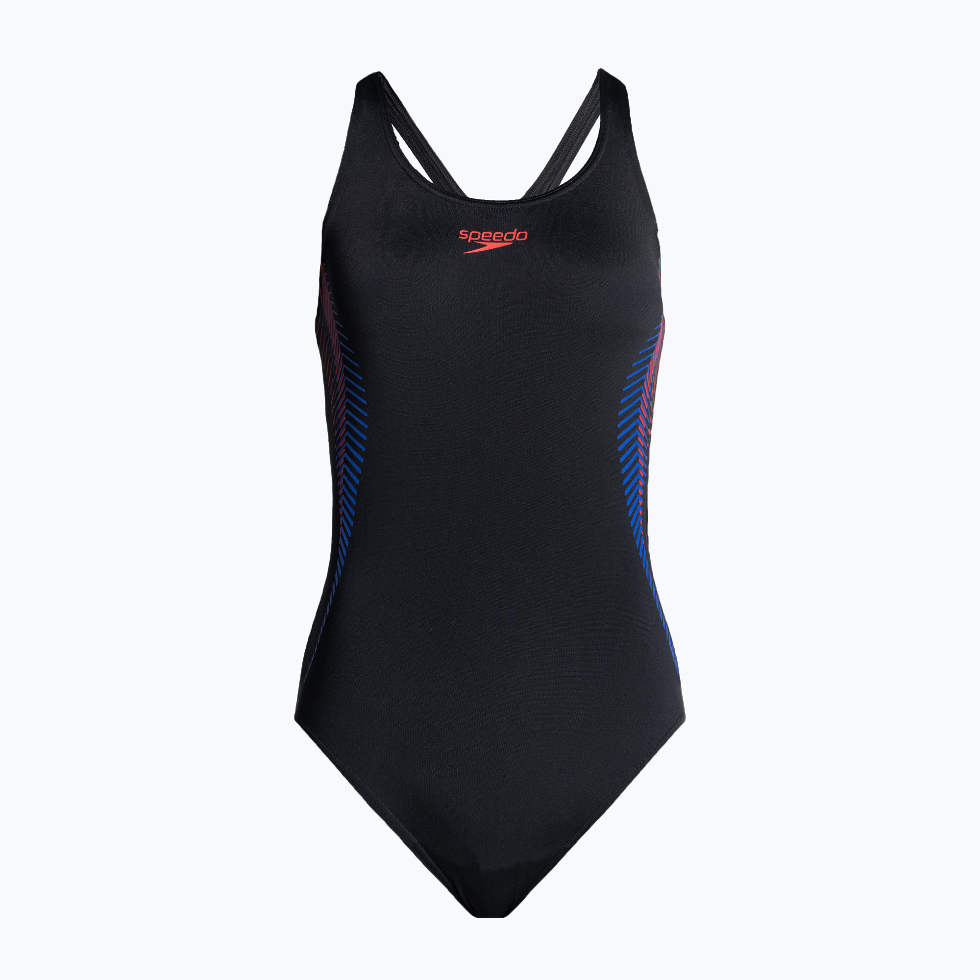 Speedo Placement Muscleback egyrészes fürdőruha fekete 8-00305814836 (Placement Muscleback 8-00305814836)