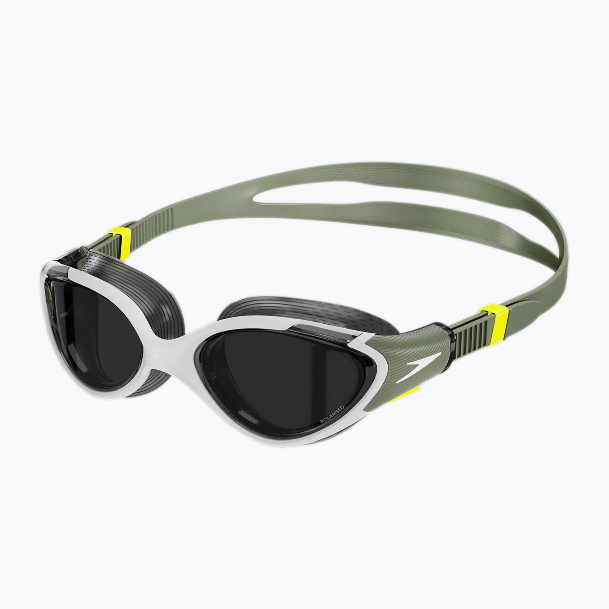 Okulary do pływania damskie Speedo Biofuse Polarised 2.0 country green/hyper yellow/white 