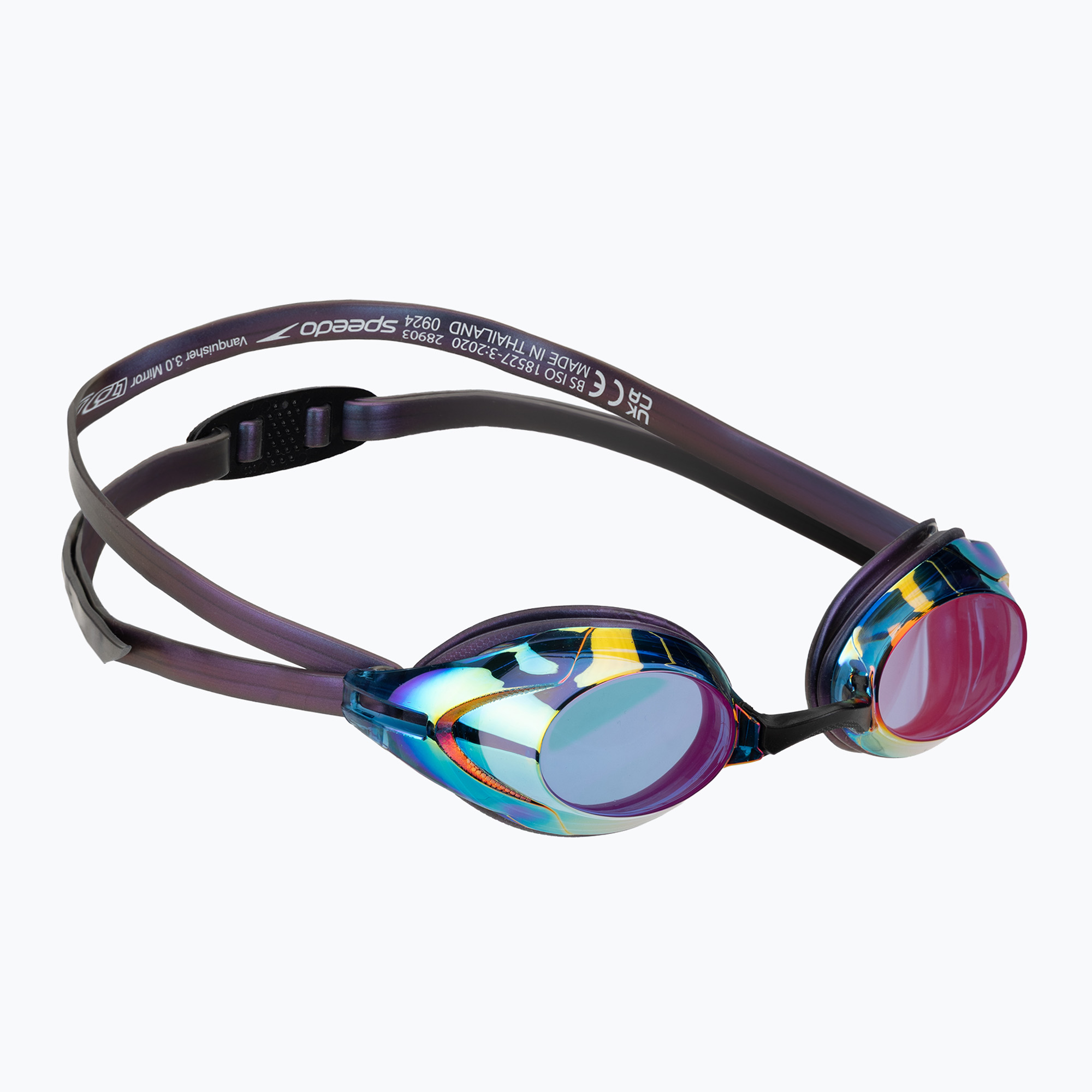 Очила за плуване Speedo Vanquisher 3.0 Mirror Ltd obsidian/cobalt/trance mirror