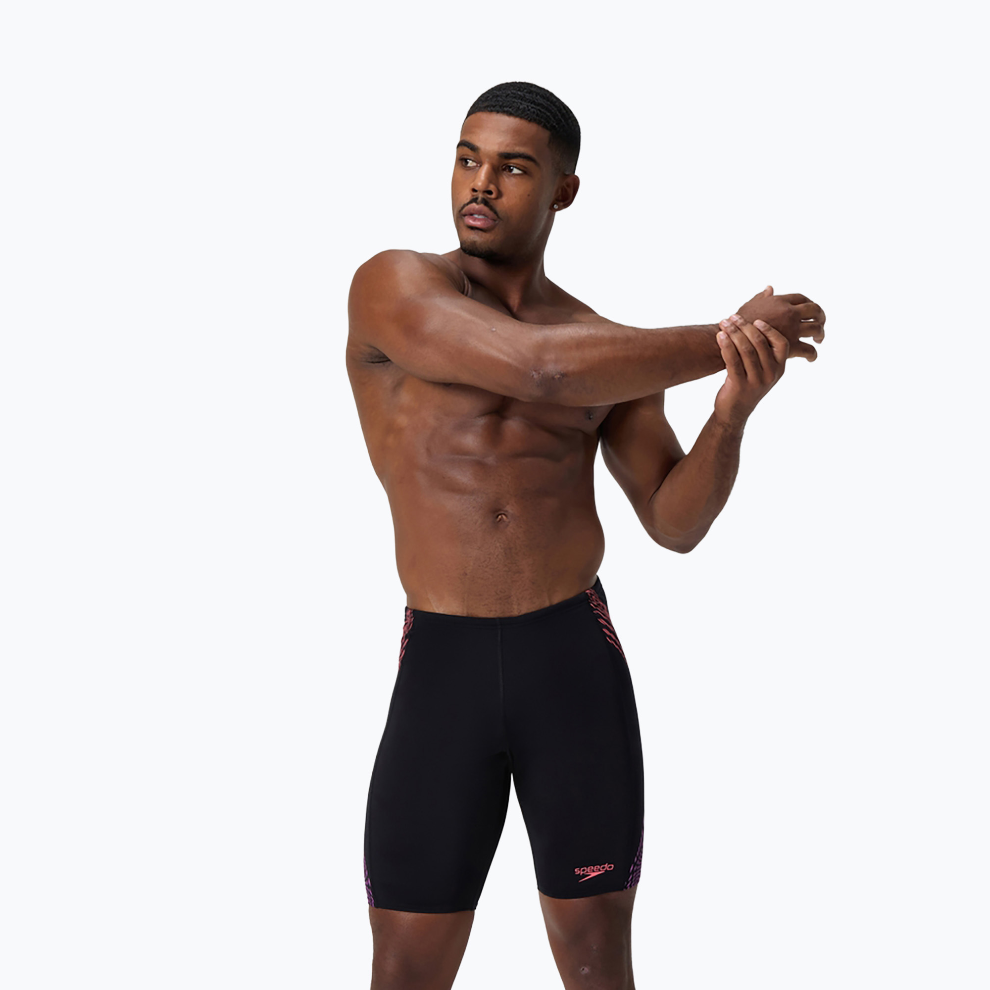 Мъжки шорти за плуване тип клин Speedo Tech Panel Jammer coral sands