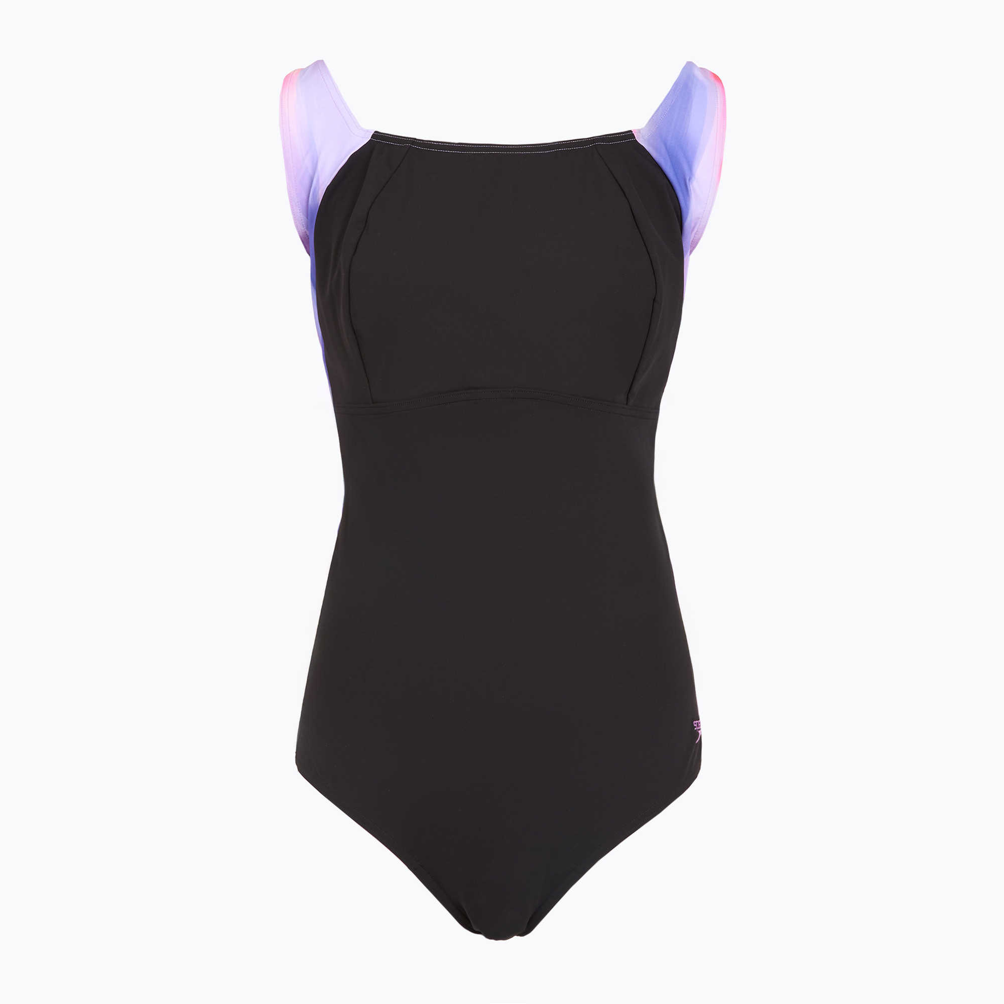Дамски цял костюм за плуване Speedo Shaping LunaLustre Printed neon violet