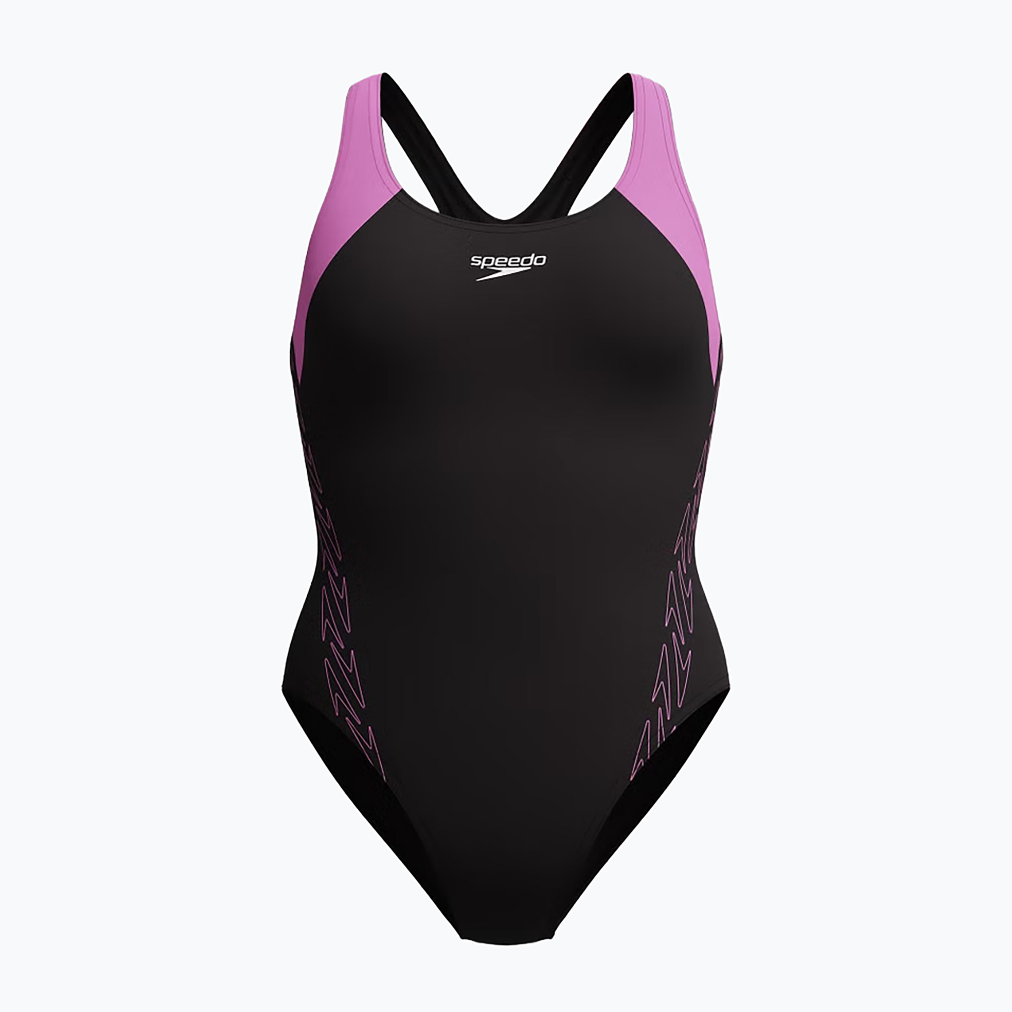 Дамски цял бански костюм Speedo HyperBoom Splice Racerback neon violet