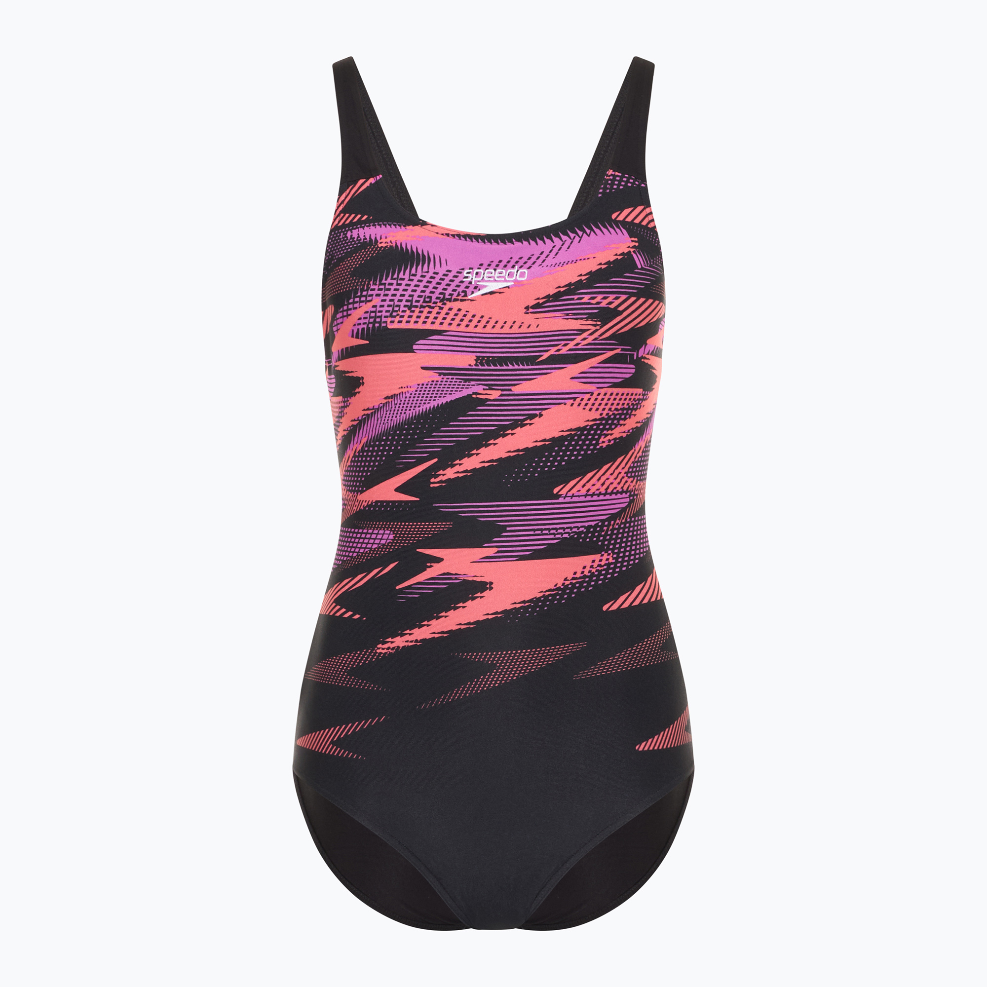 Дамски бански костюм от една част Speedo HyperBoom Placement Muscleback coral sands