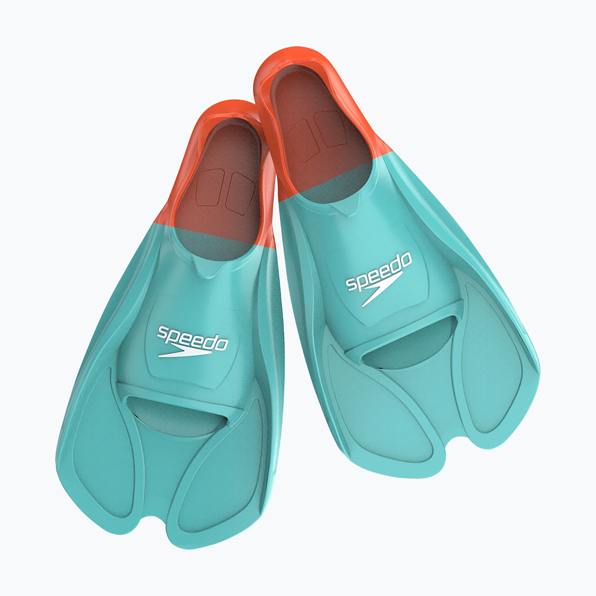 Płetwy do pływania Speedo Biofuse Training arctic glass/volcanic orange 
