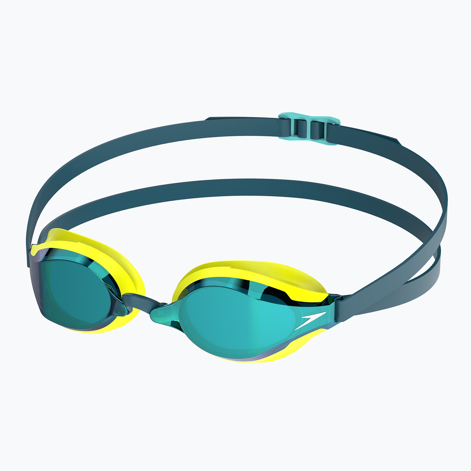 Okulary do pływania Speedo Fastskin Speedsocket 2 Mirror hyper yellow/cobalt/emerald 
