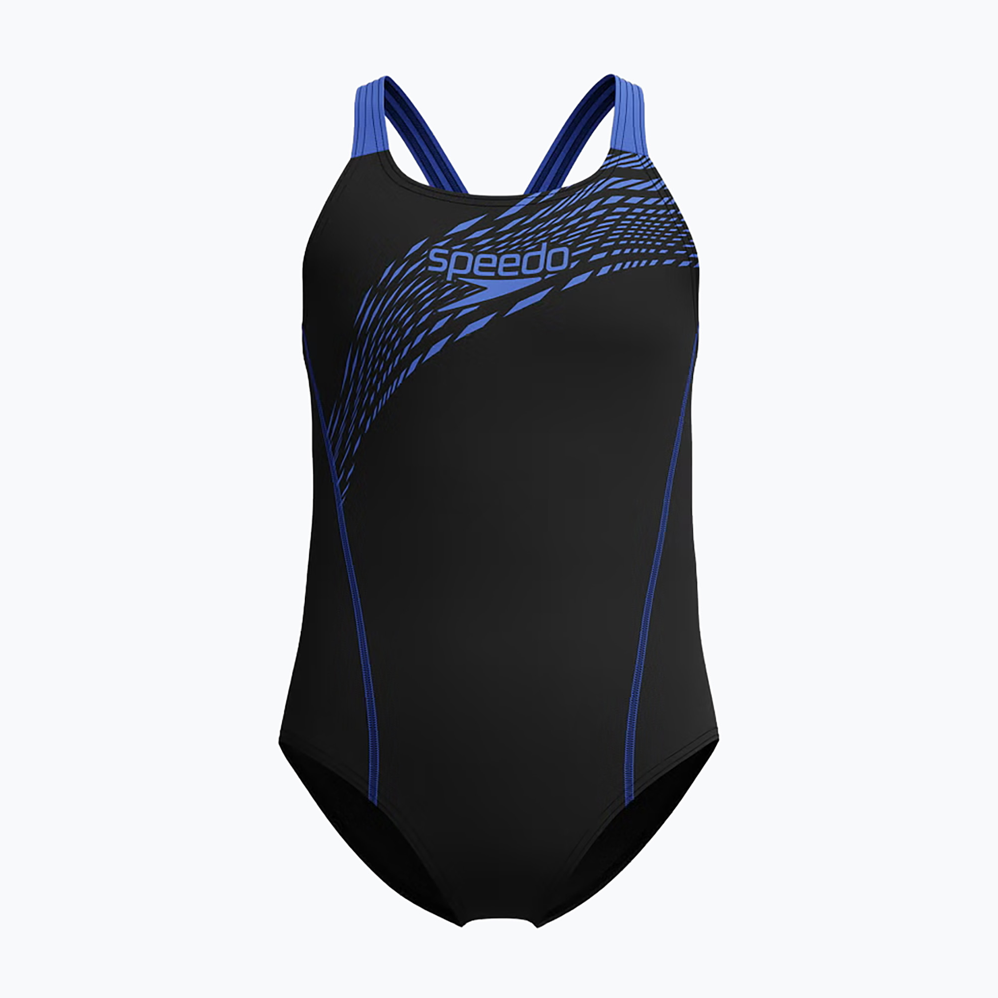 Детски цял бански костюм Speedo Medley Logo Medalist cobalt pop