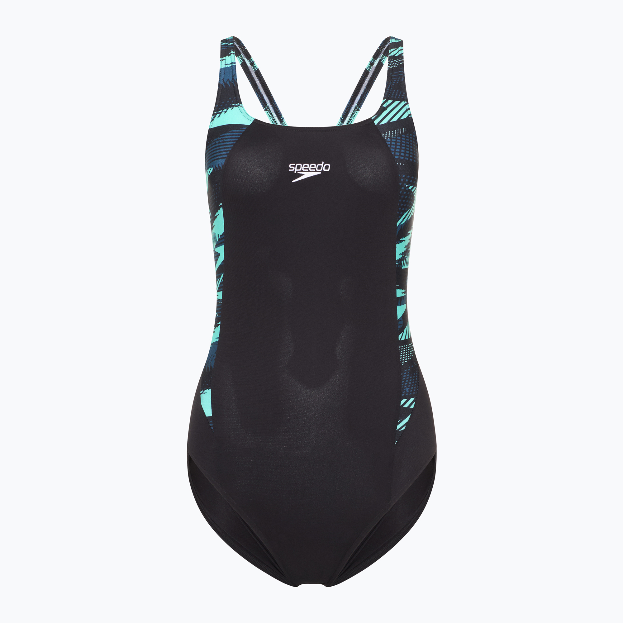 Дамски бански костюм от една част Speedo HyperBoom Splice Muscleback dark teal