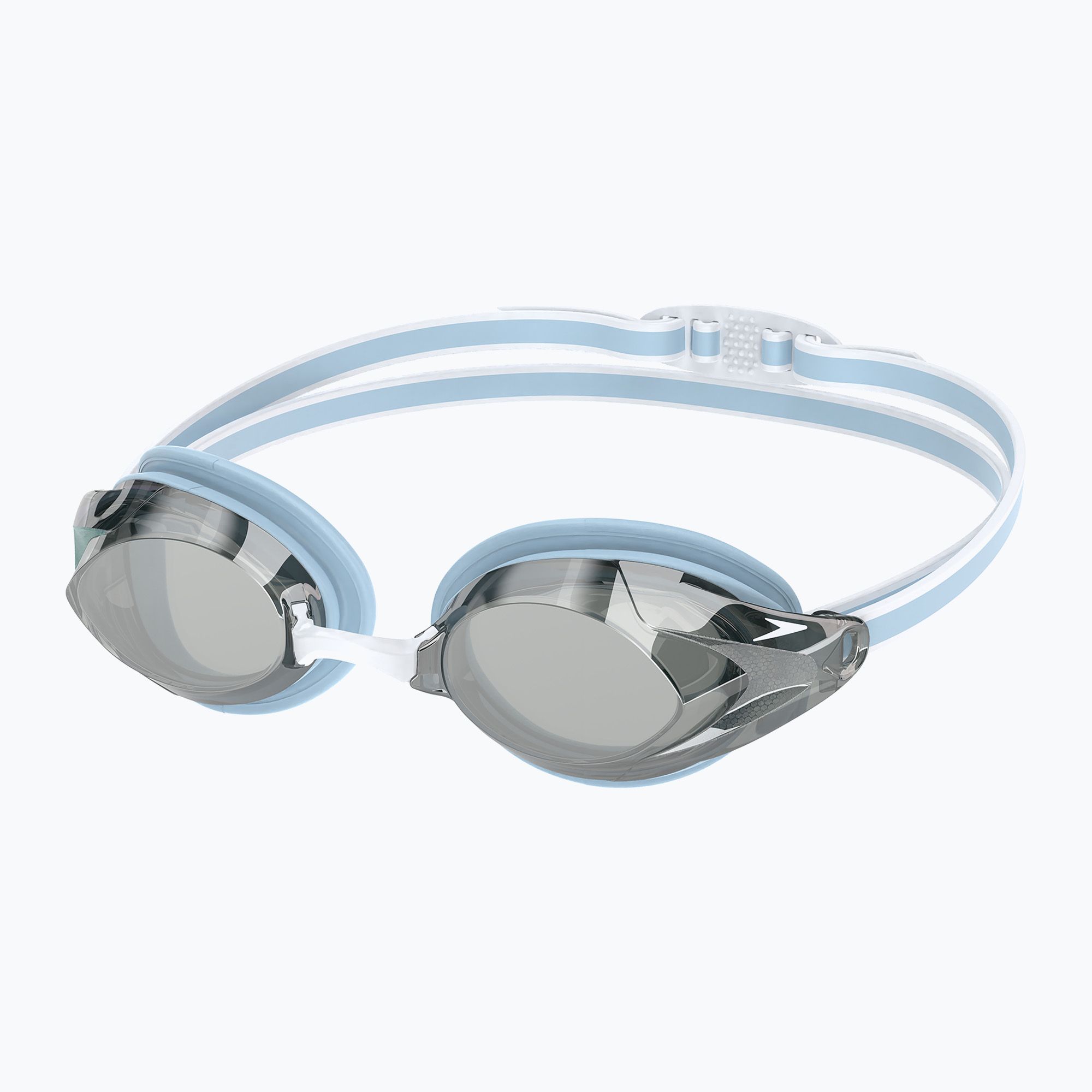 Okulary do pływania damskie Speedo Vanquisher 3.0 Mirrored hawaiian sky/grey/silver mirror 