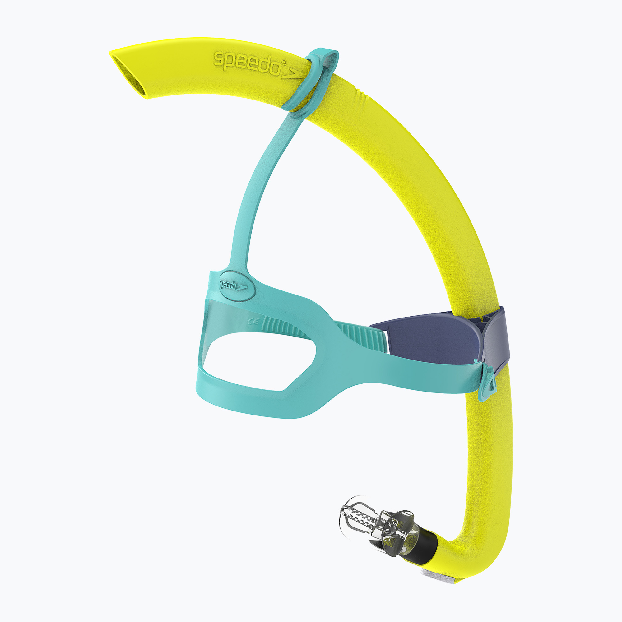 Rurka czołowa do pływania dziecięca Speedo Bullet Head hyper yellow/artcic glass 