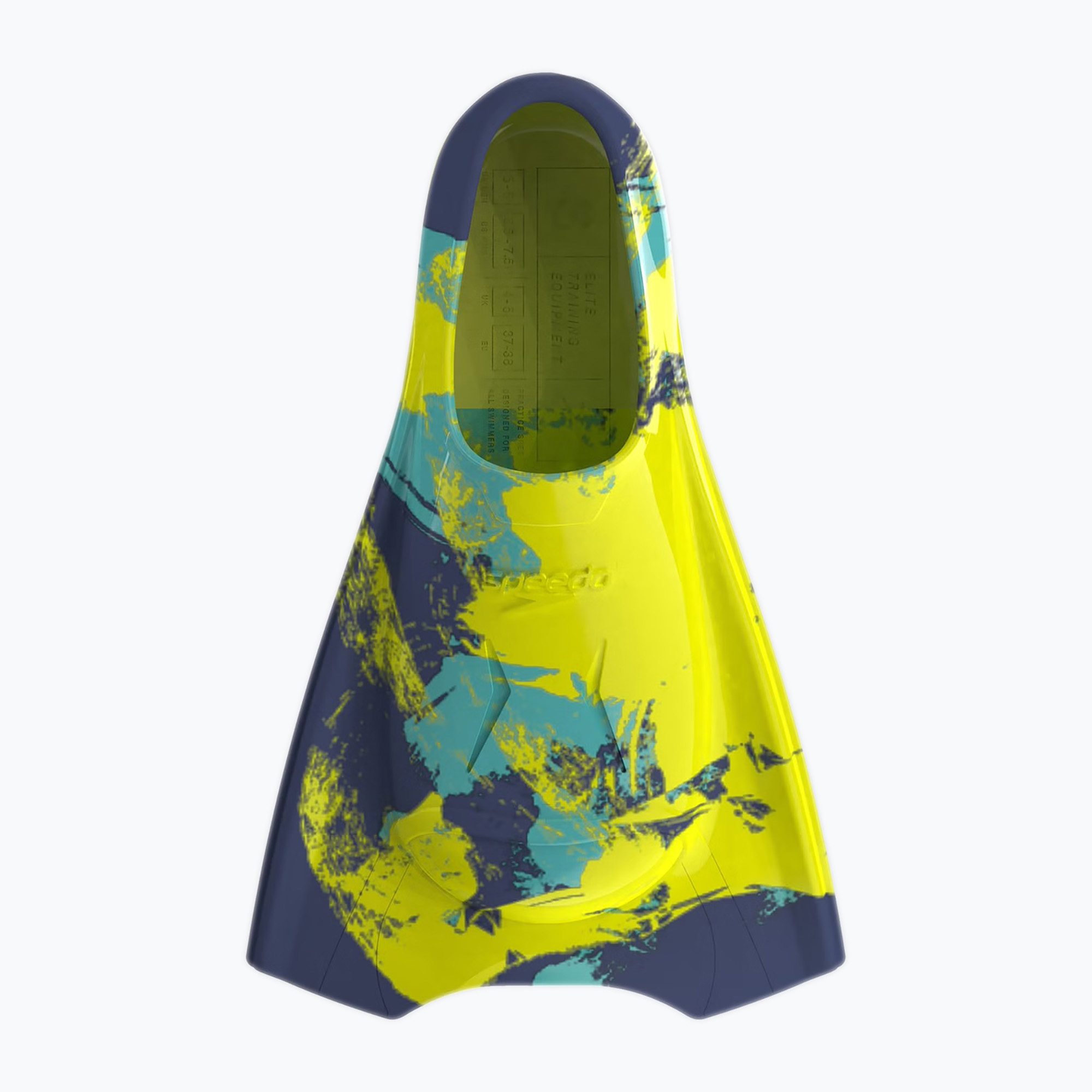 Płetwy do pływania Speedo Short Blade hapuna blue/hyper yellow/arctic glass 
