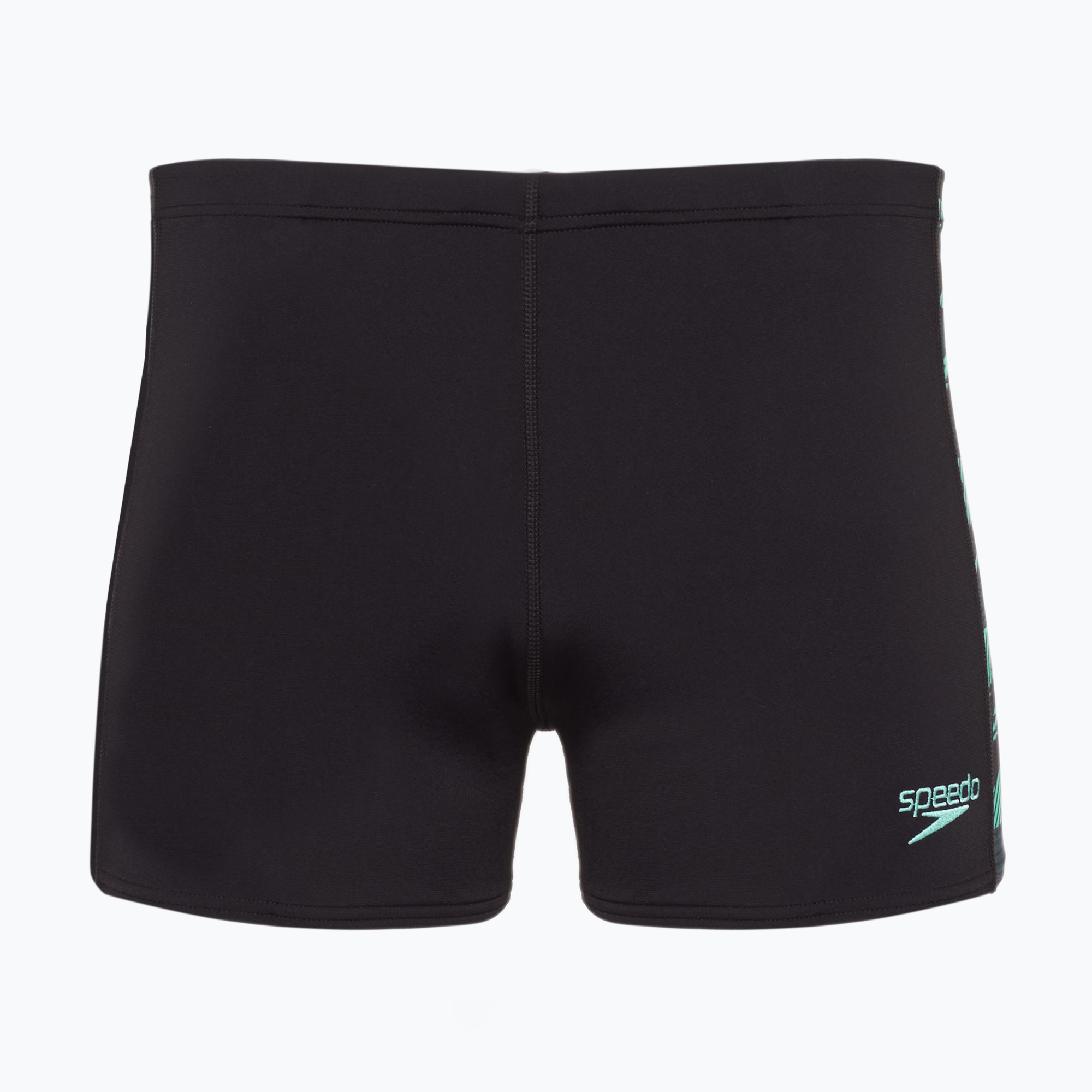 Мъжки боксерки за плуване Speedo Hyperboom Panel Aquashort black/dark teal