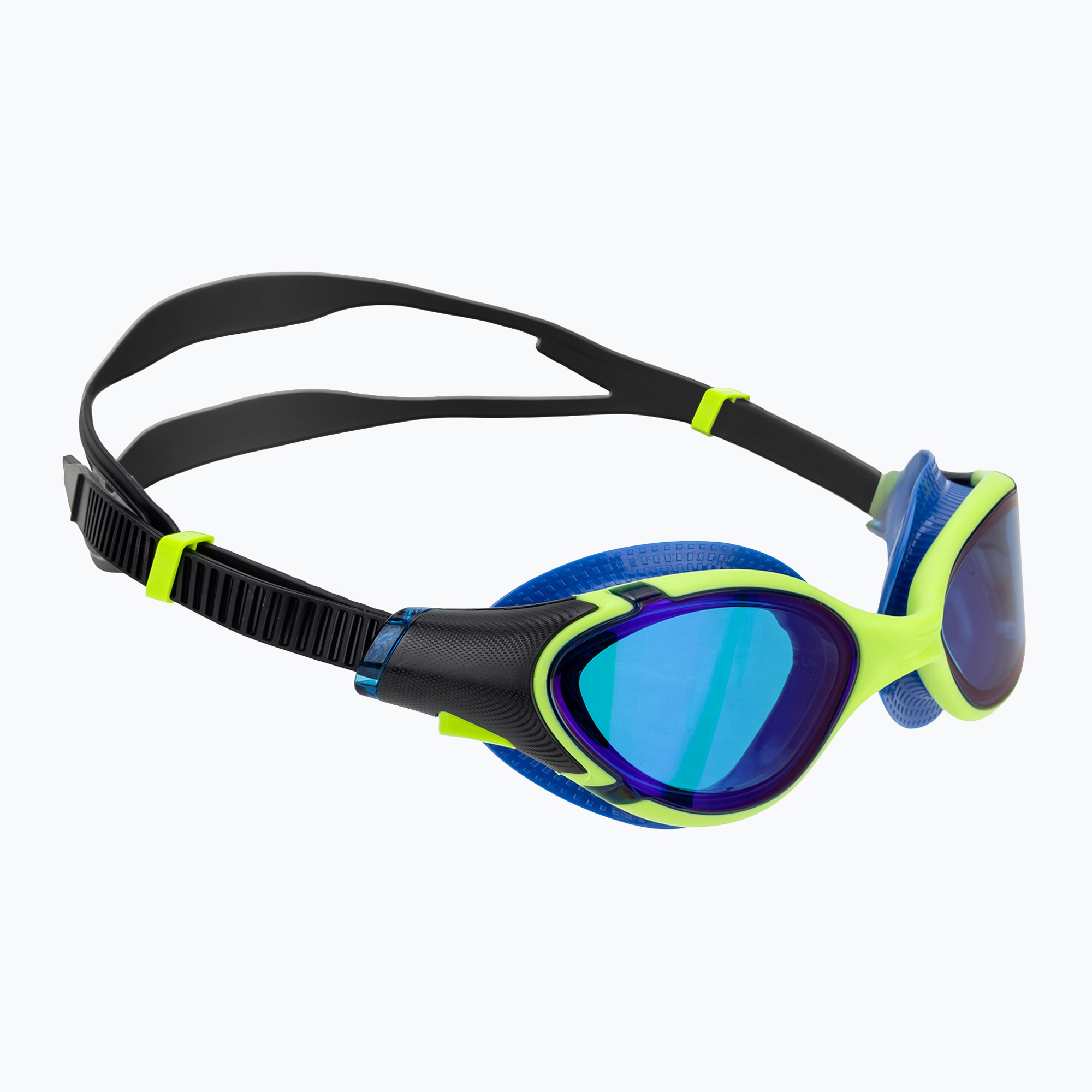 Очила за плуване Speedo Biofuse 2.0 Mirror electric lime / cobalt / iris mirror