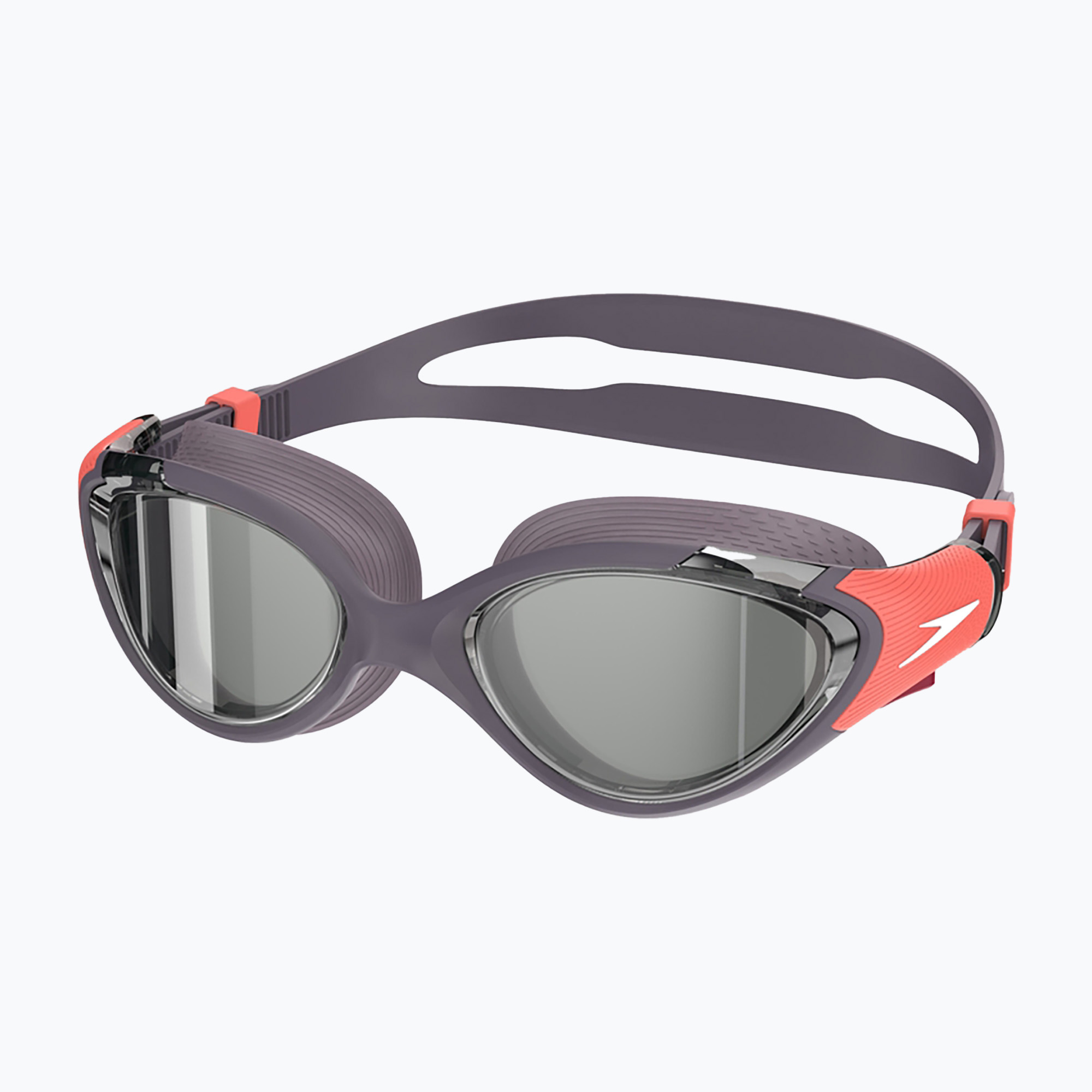 Okulary do pływania damskie Speedo Biofuse 2.0 Mirror vintage fog/steel/silver mirror 