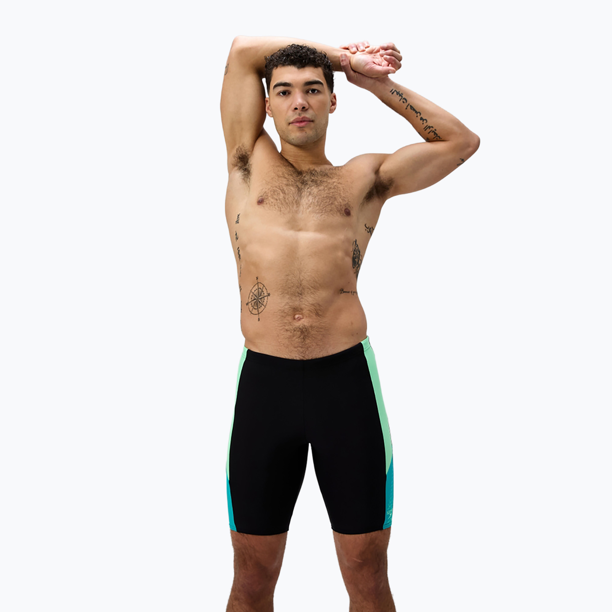 Мъжки шорти за плуване тип клин Speedo Dive Jammer black/turquoise gem