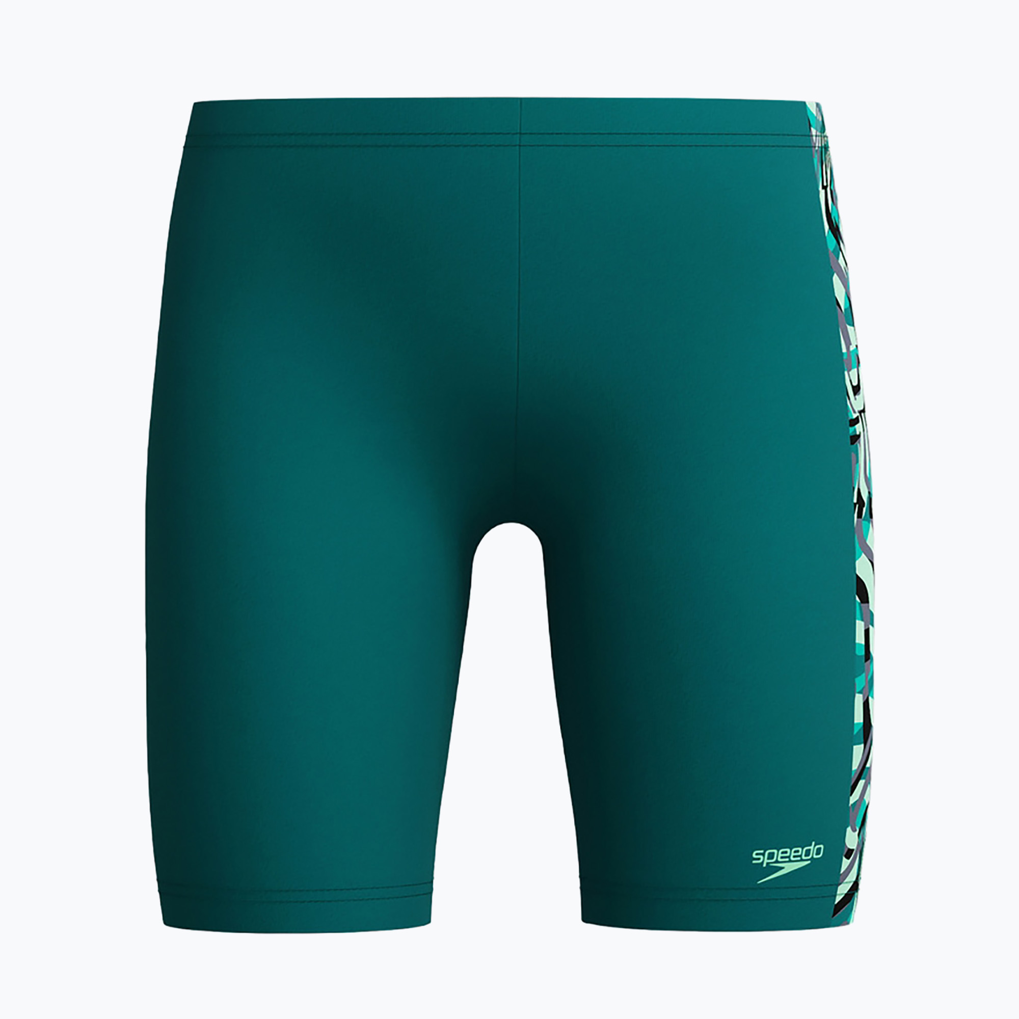 Детски шорти за плуване тип клин Speedo Digital Panel Jammer deep emerald