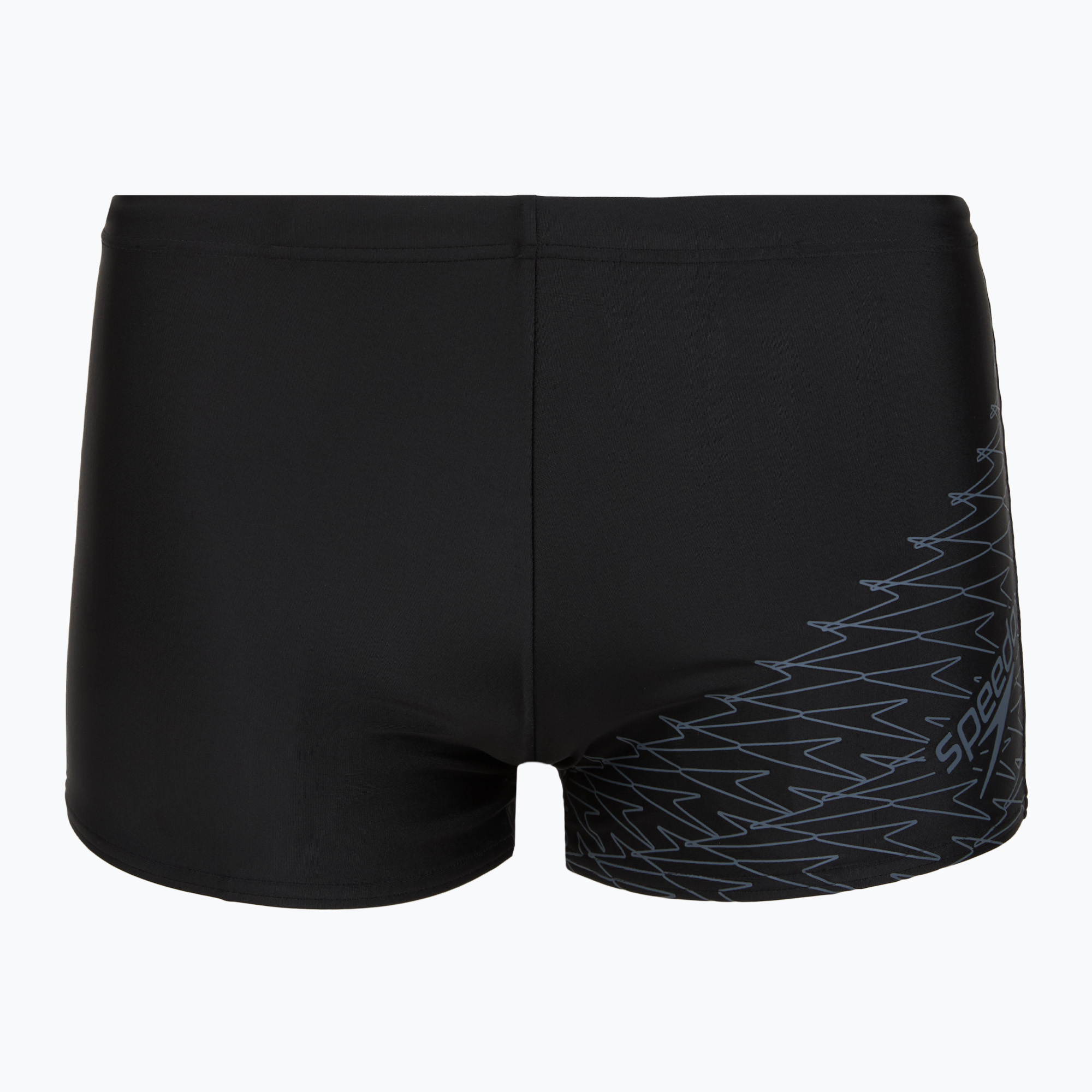 Мъжки боксерки за плуване Speedo Medley Logo Aquashort black/lead grey