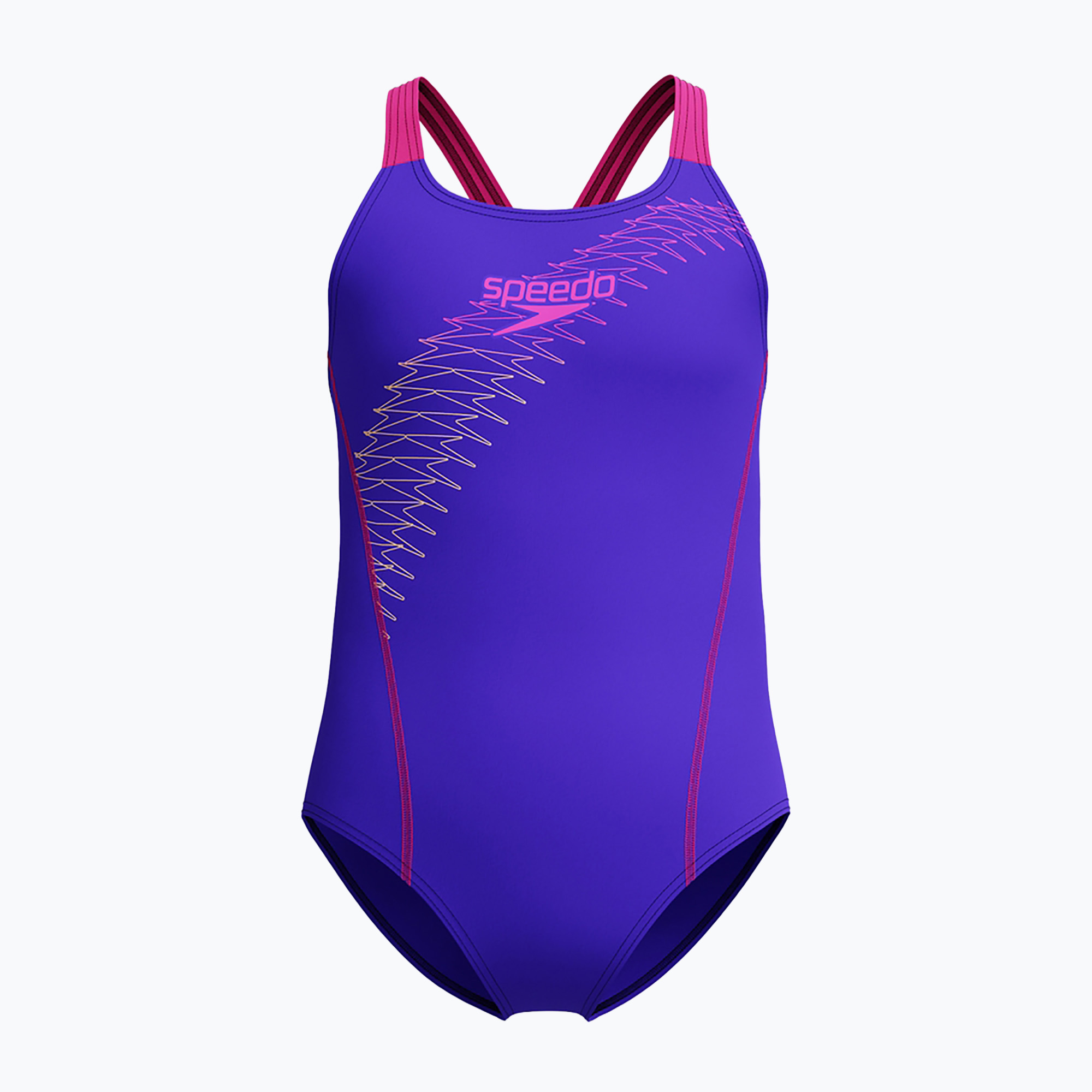 Детски цял бански костюм Speedo Medley Logo Medalist indigo glow