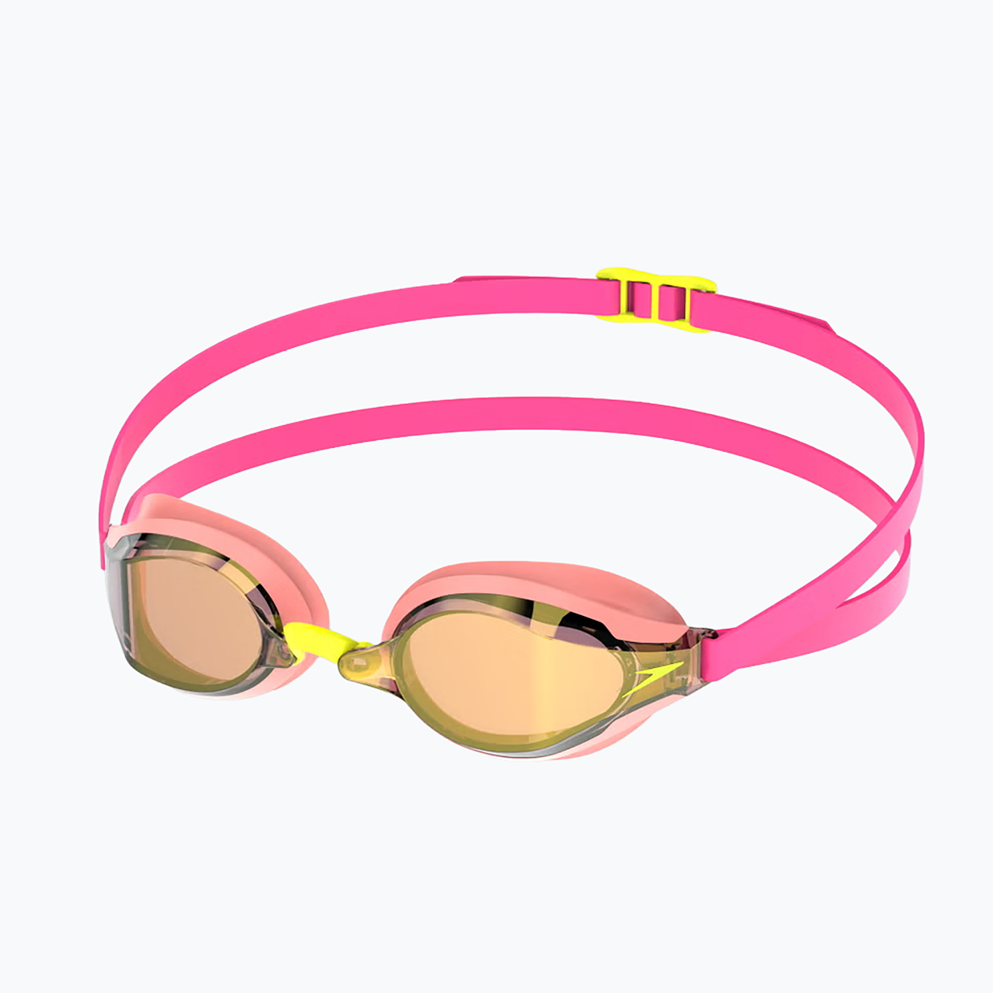 Очила за плуване Speedo Fastskin Speedsocket 2 Mirror neon melon/vermillion/gold mirror