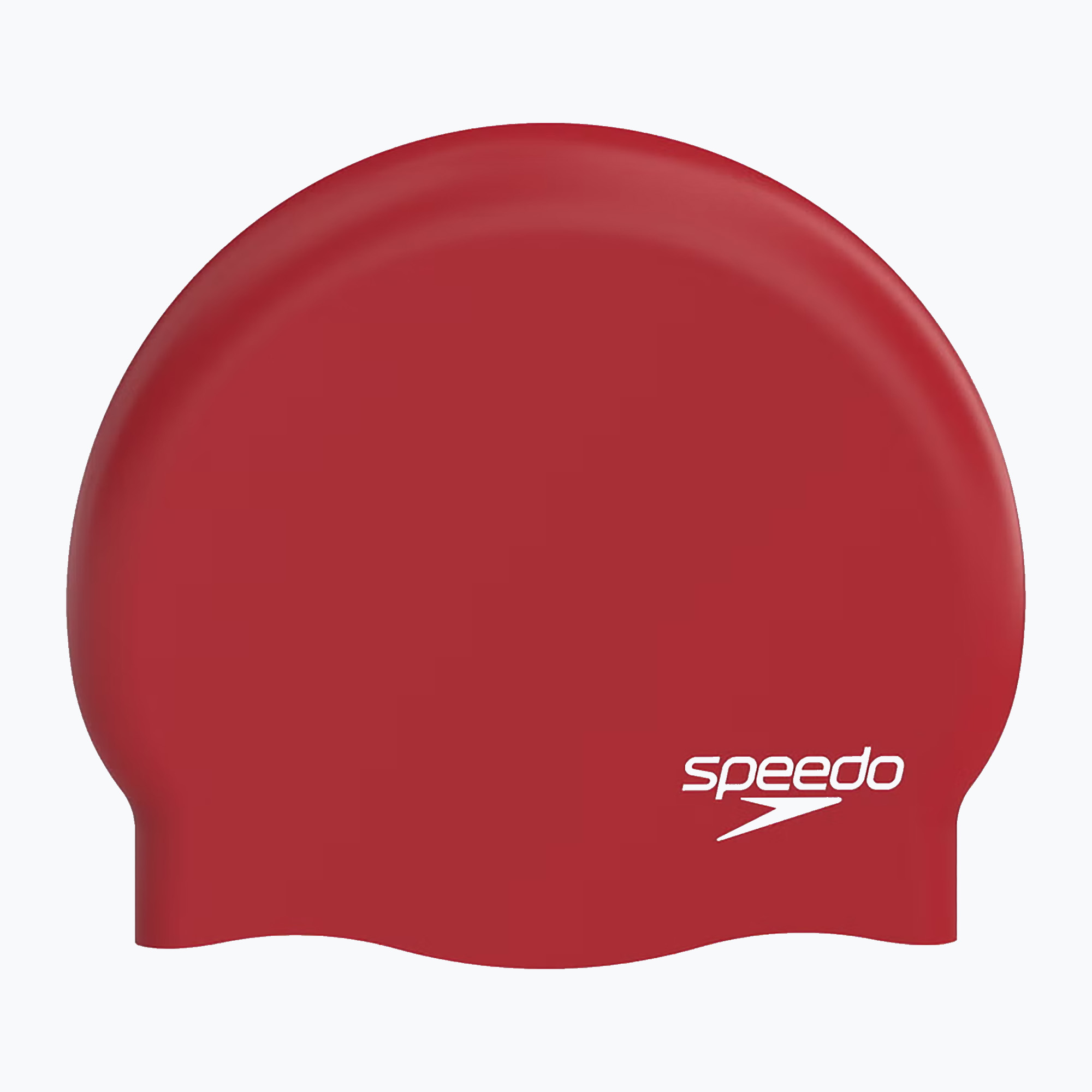 Шапка за плуване Speedo Plain Moulded Silicone speedo red