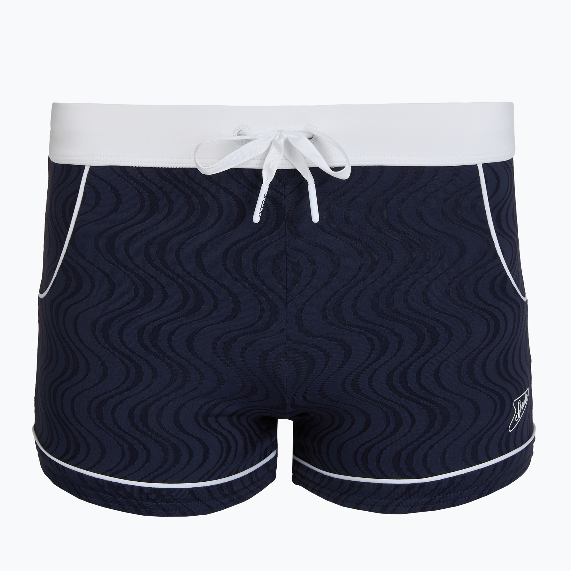 Мъжки бански тип слип Speedo Textured Aquashort peacoat