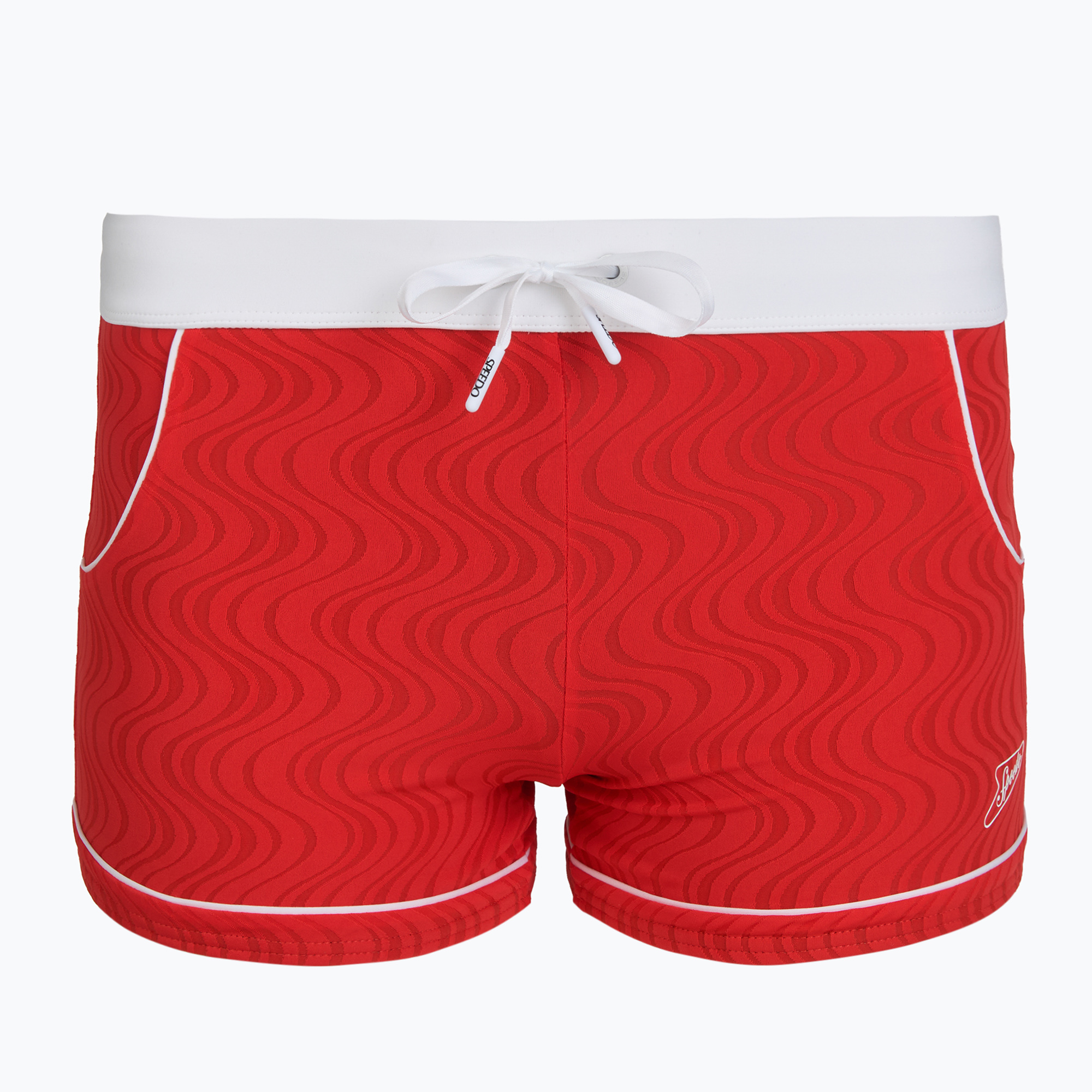 Мъжки бански тип слип Speedo Textured Aquashort high risk red