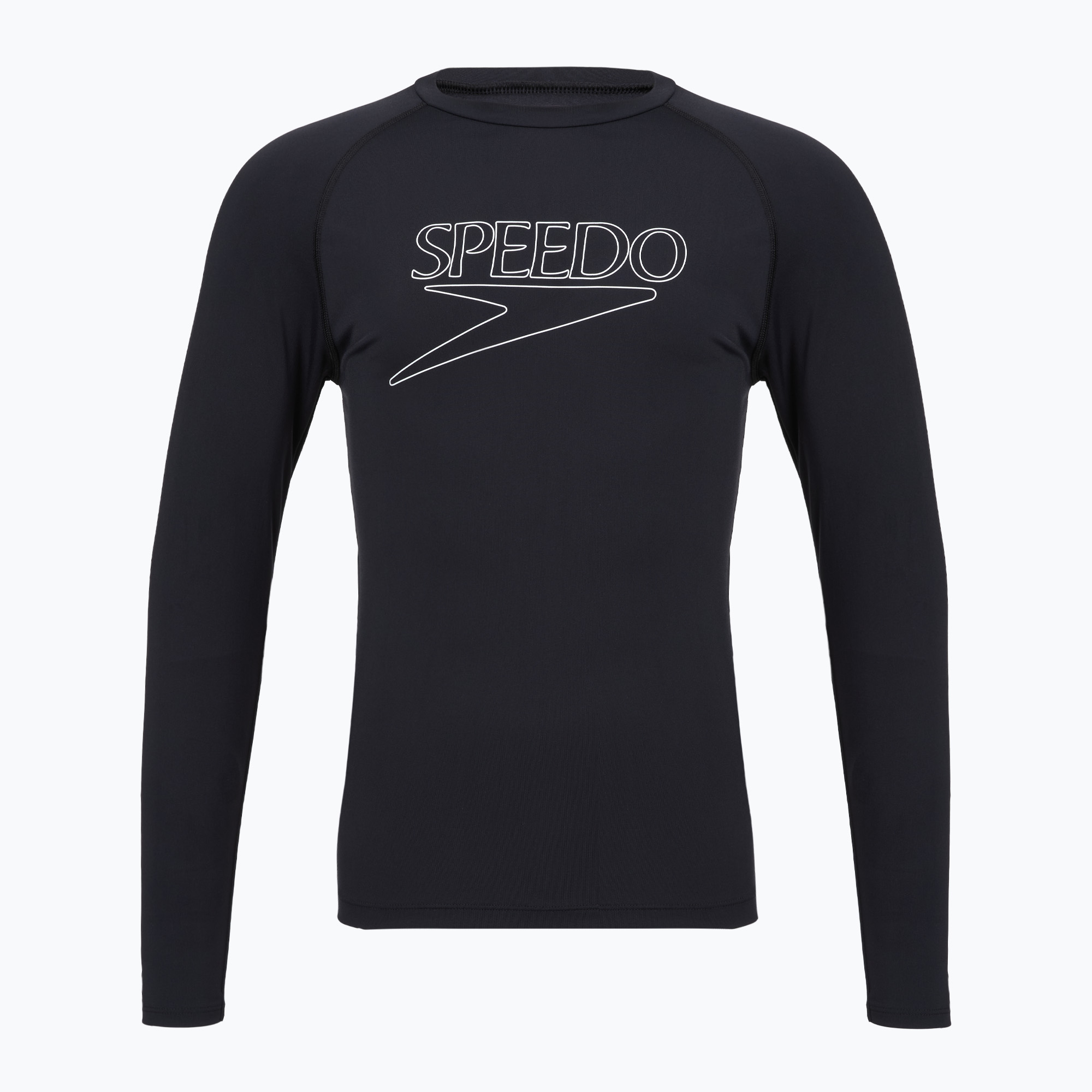 Мъжка блуза с дълъг ръкав за плуване Speedo Endurance  Logo Rash Guard anthracite