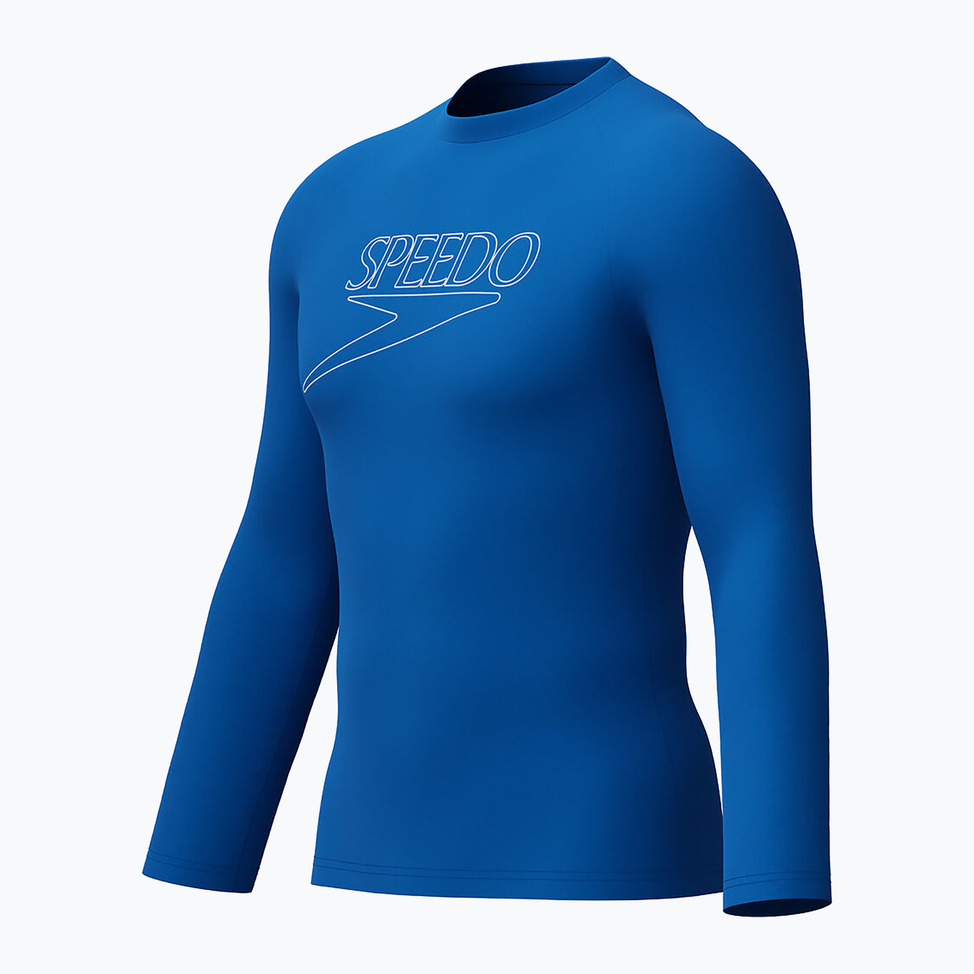Мъжка блуза с дълъг ръкав за плуване Speedo Endurance  Logo Rash Guard turkish sea